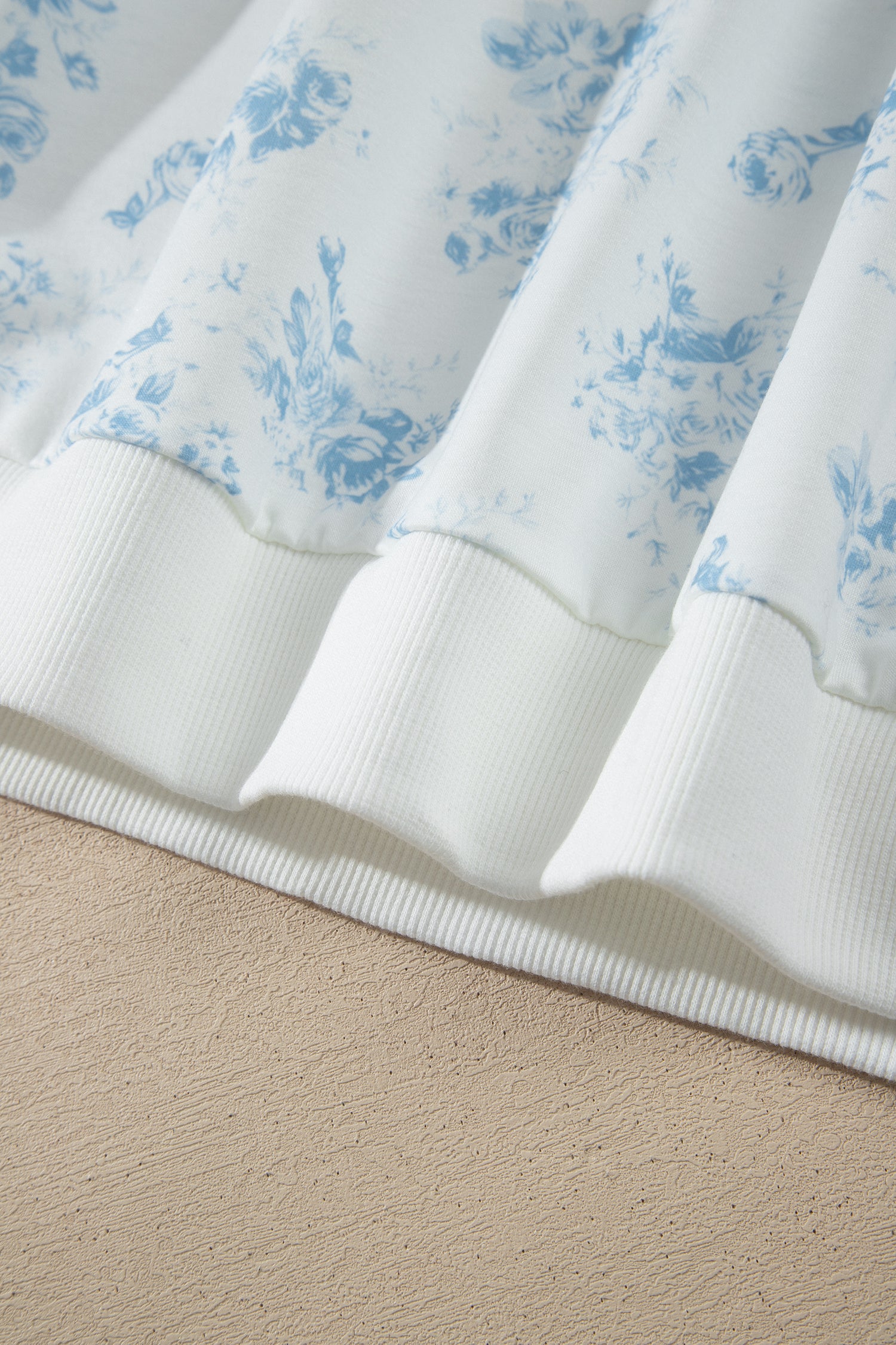 Sky Blue Floral Lounge Set
