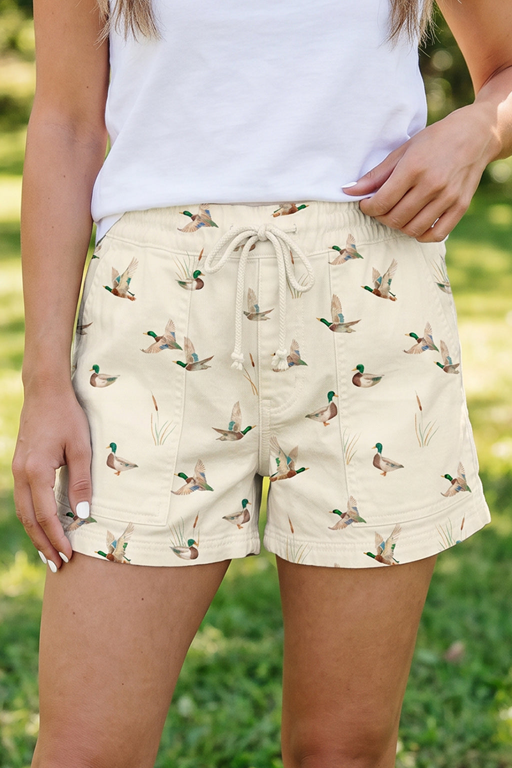 Mallard Drawstring Shorts