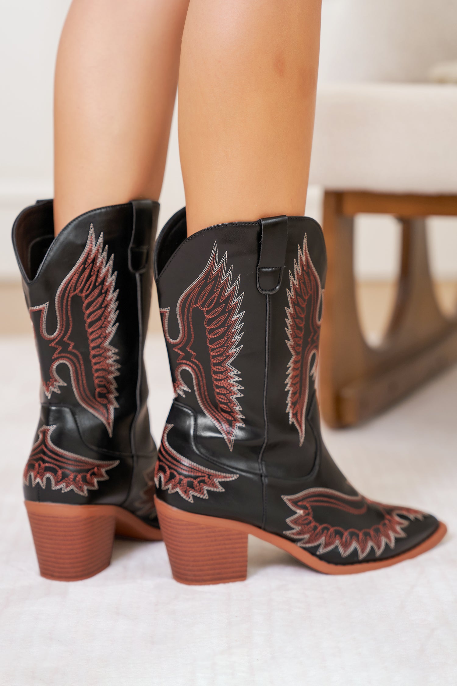 Freedom Flight Embroidered Cowgirl Boots