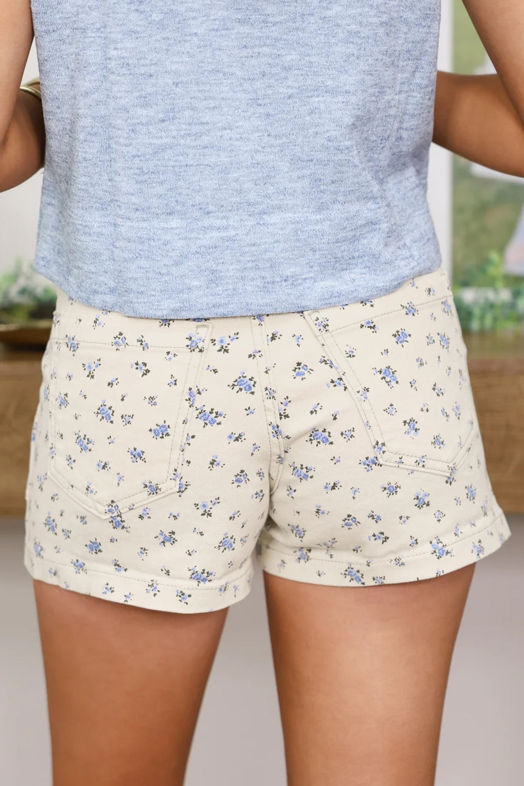 Floral Print Shorts