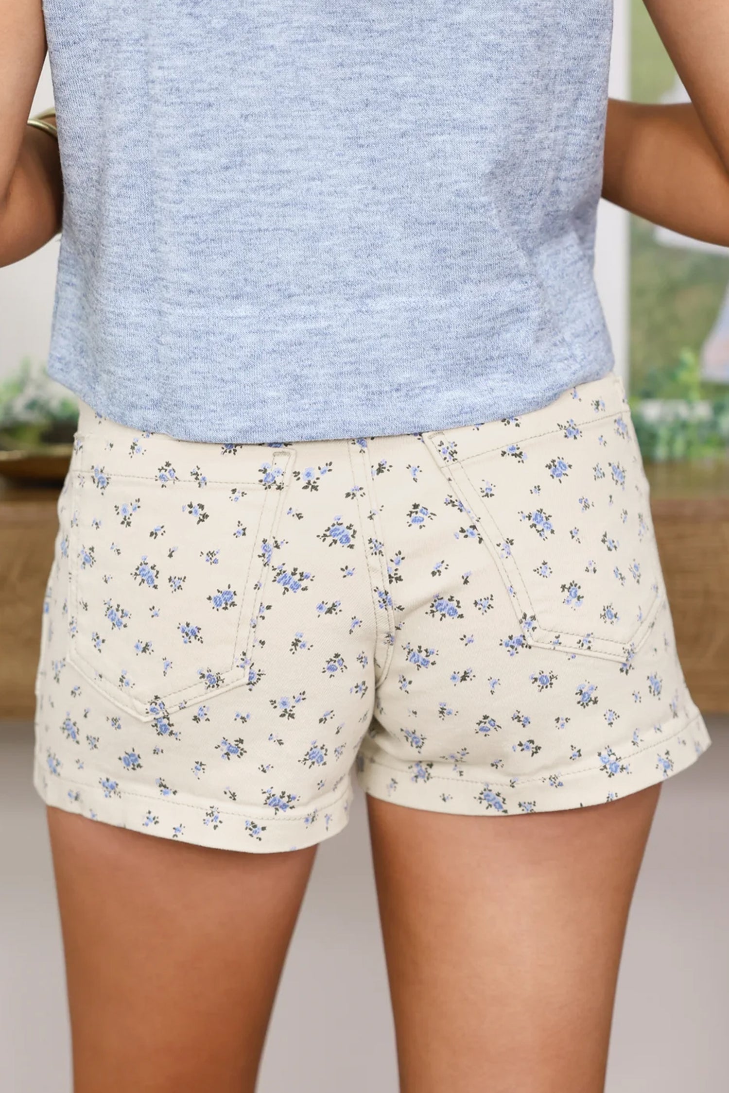 Floral Print Shorts