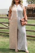 Coastal Stripe Jumpsuit