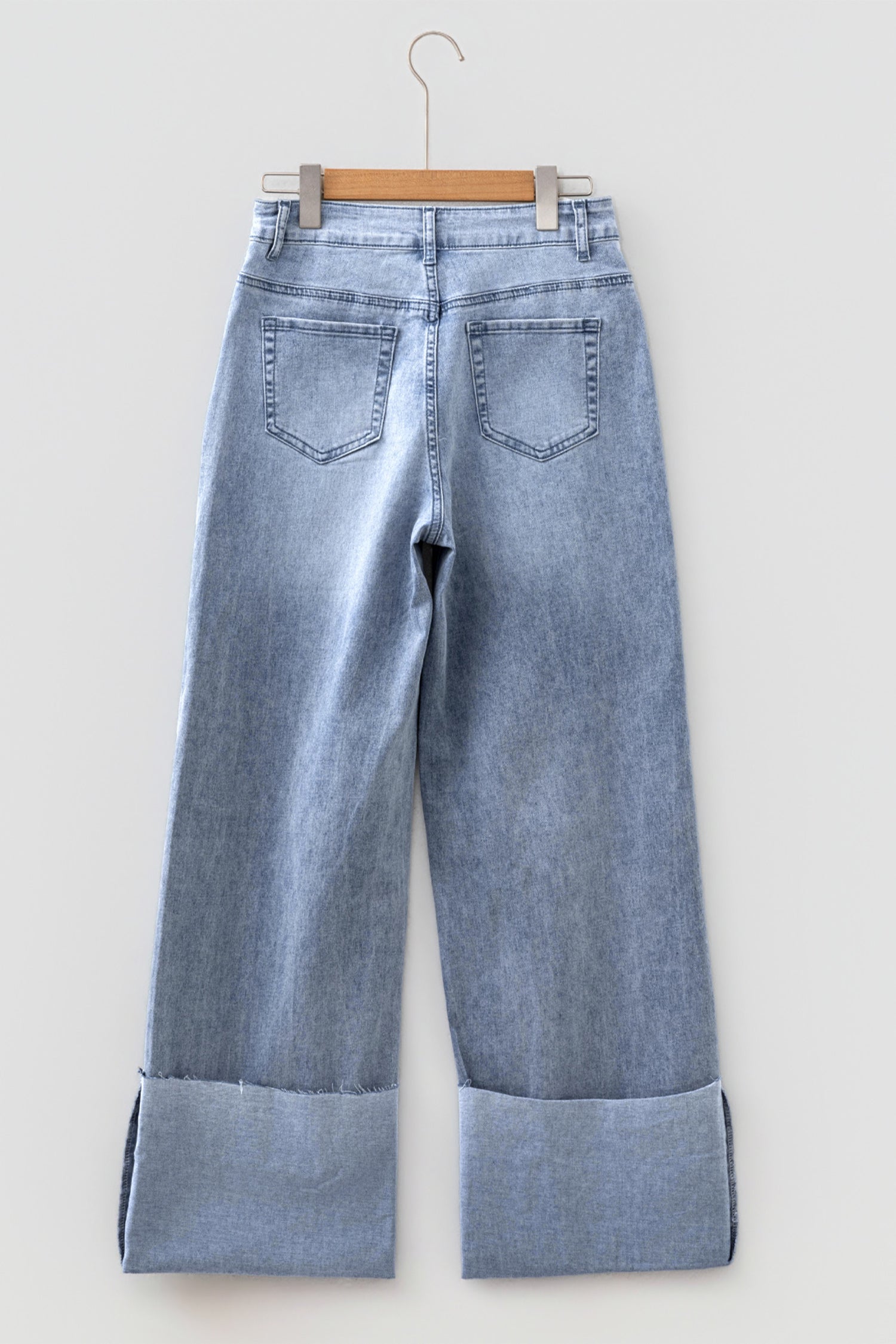 Trendy High-Rise Wide-Leg Jeans