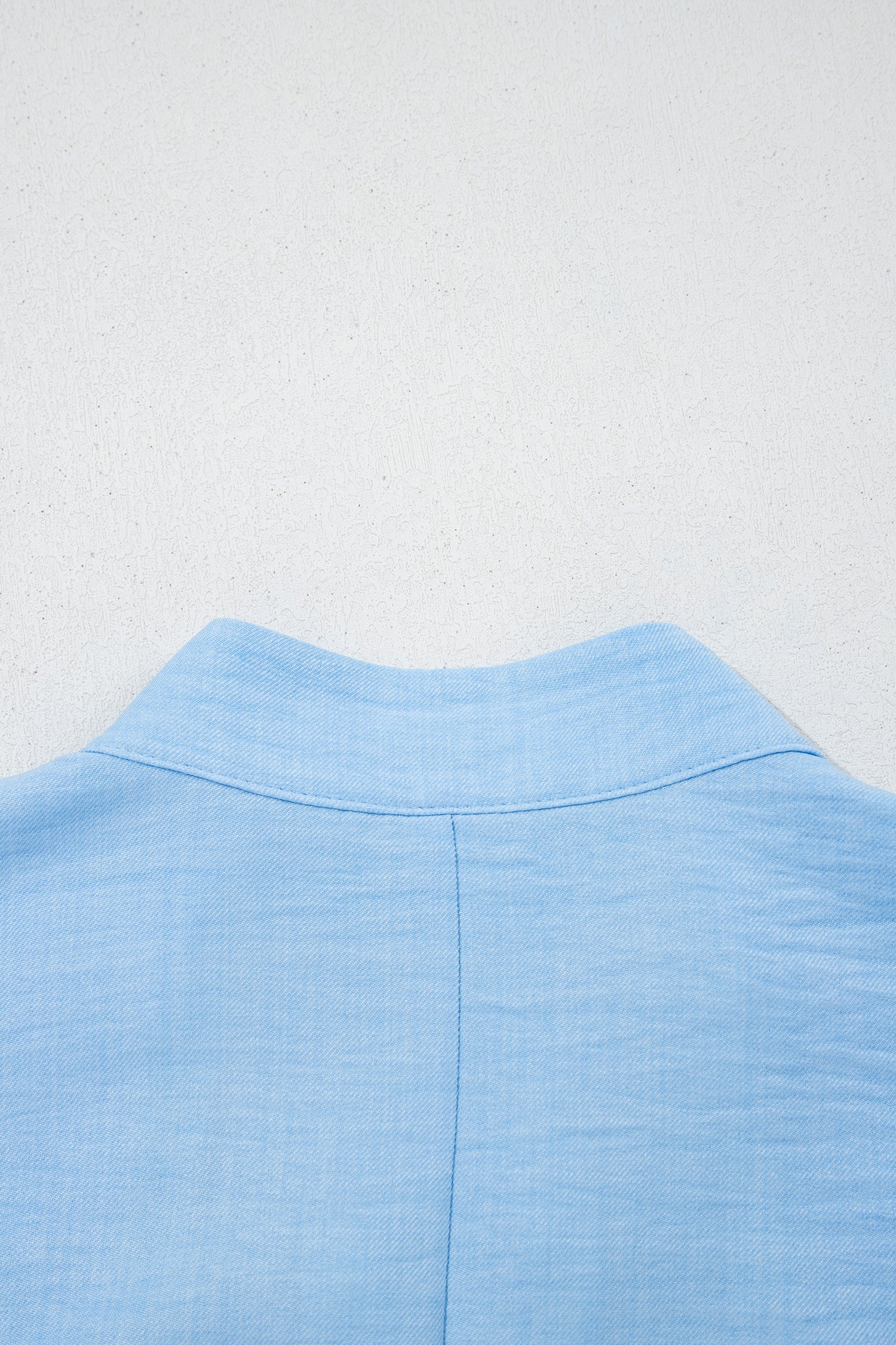 Beau Blue Crochet Lace Blouse