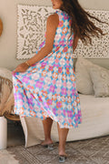 Floral Ruffle Tiered Maxi Dress