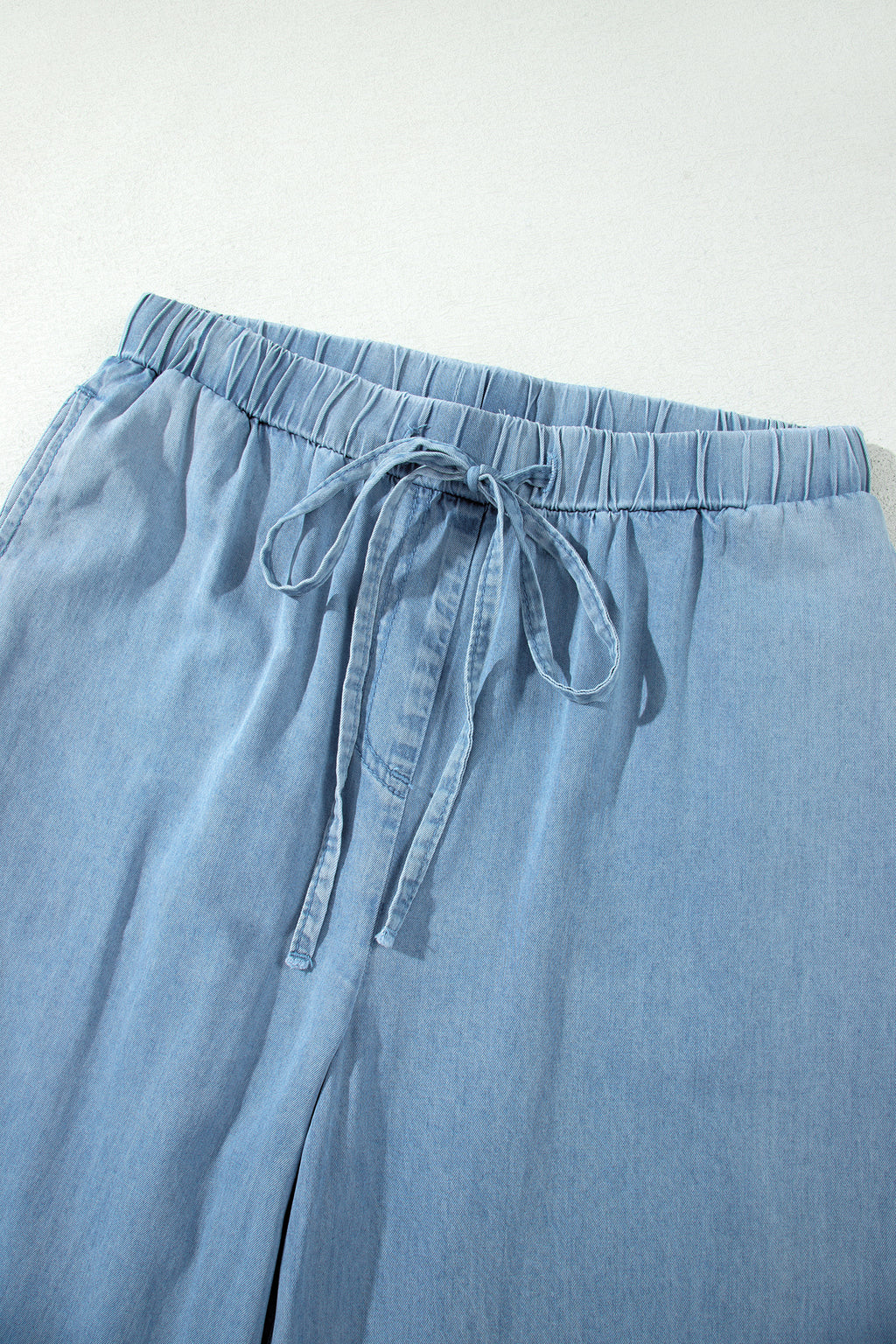 Everyday Chambray Wide Leg Pants