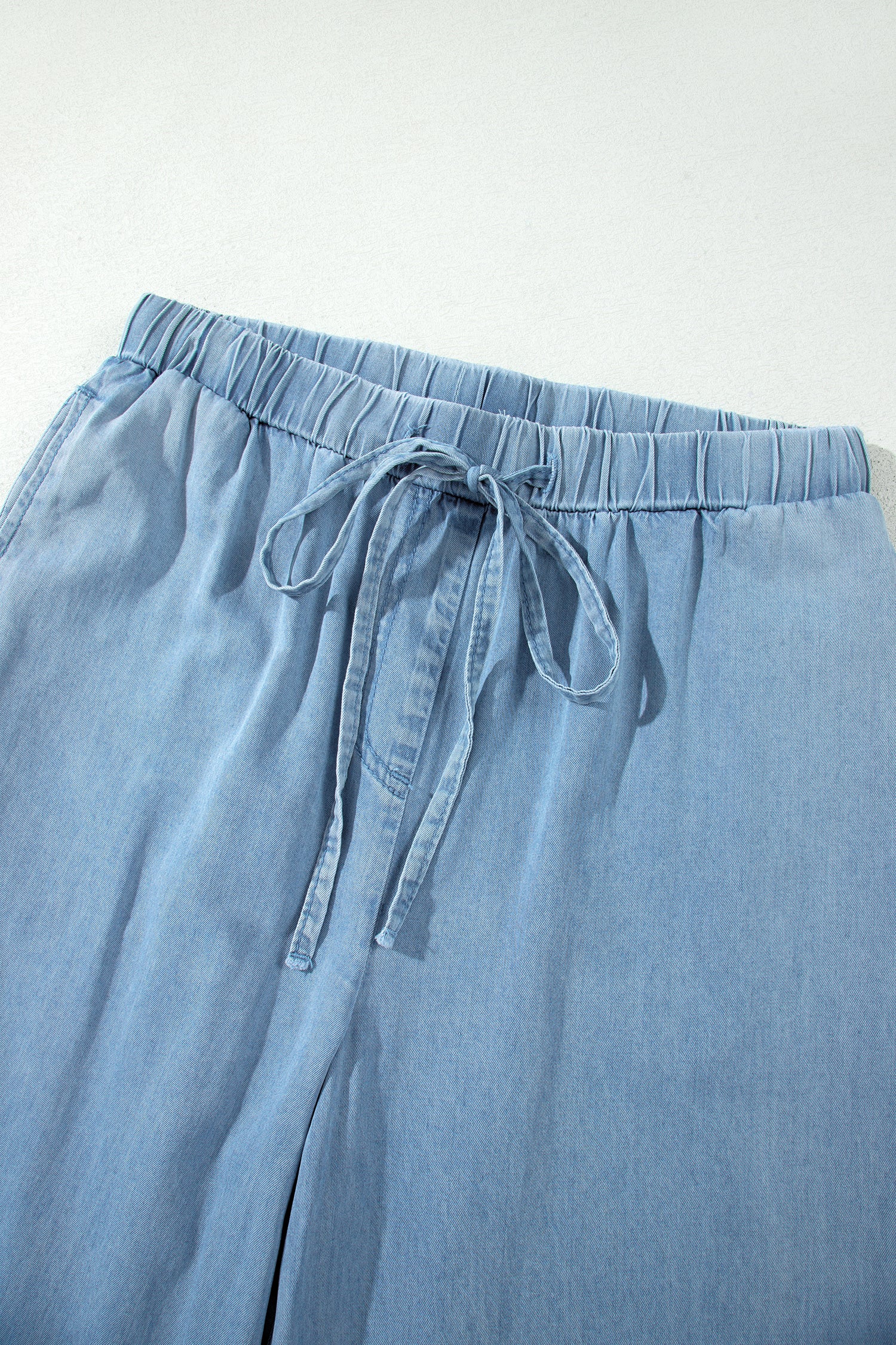Everyday Chambray Wide Leg Pants
