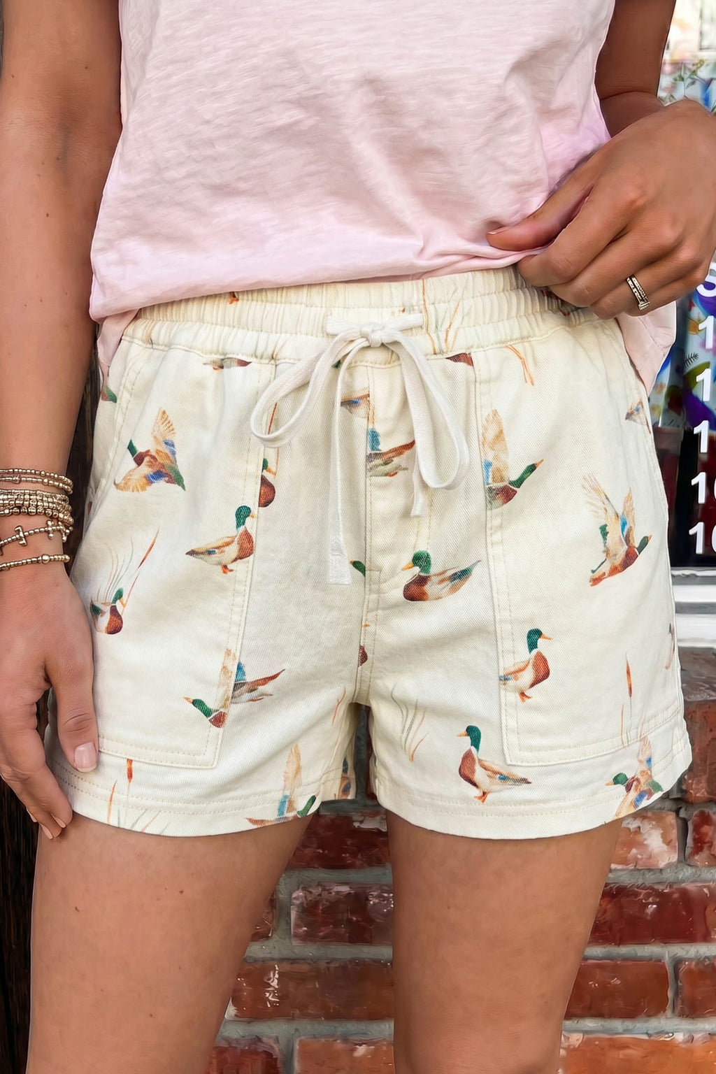 Mallard Drawstring Shorts