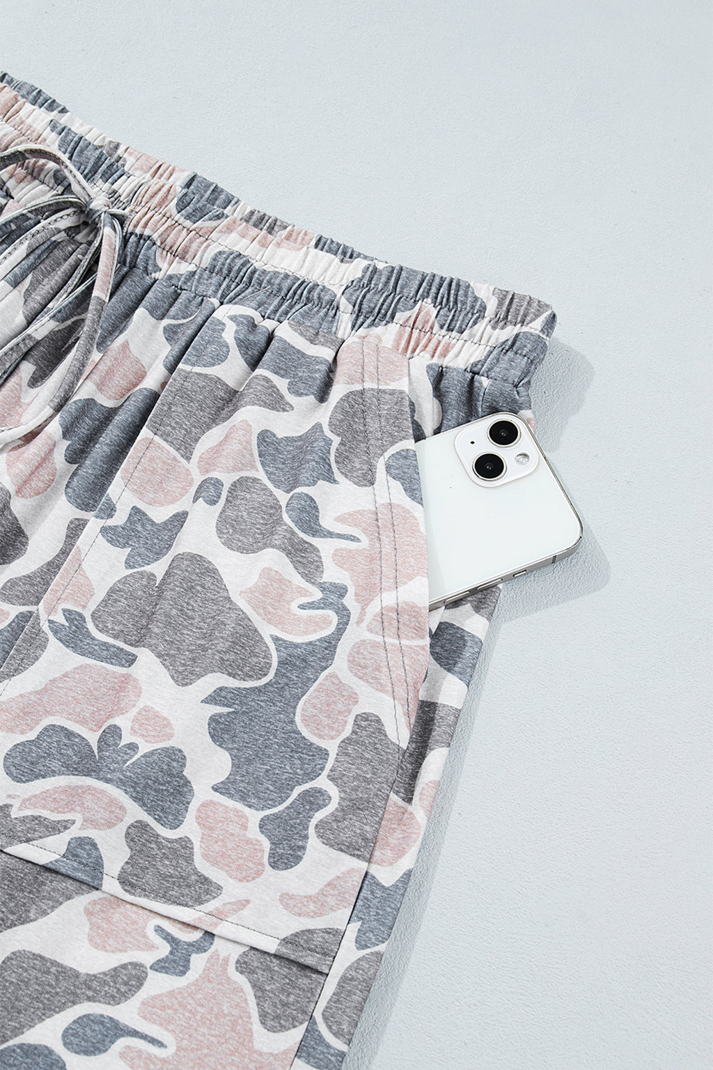 Khaki Camo Ankle Pants