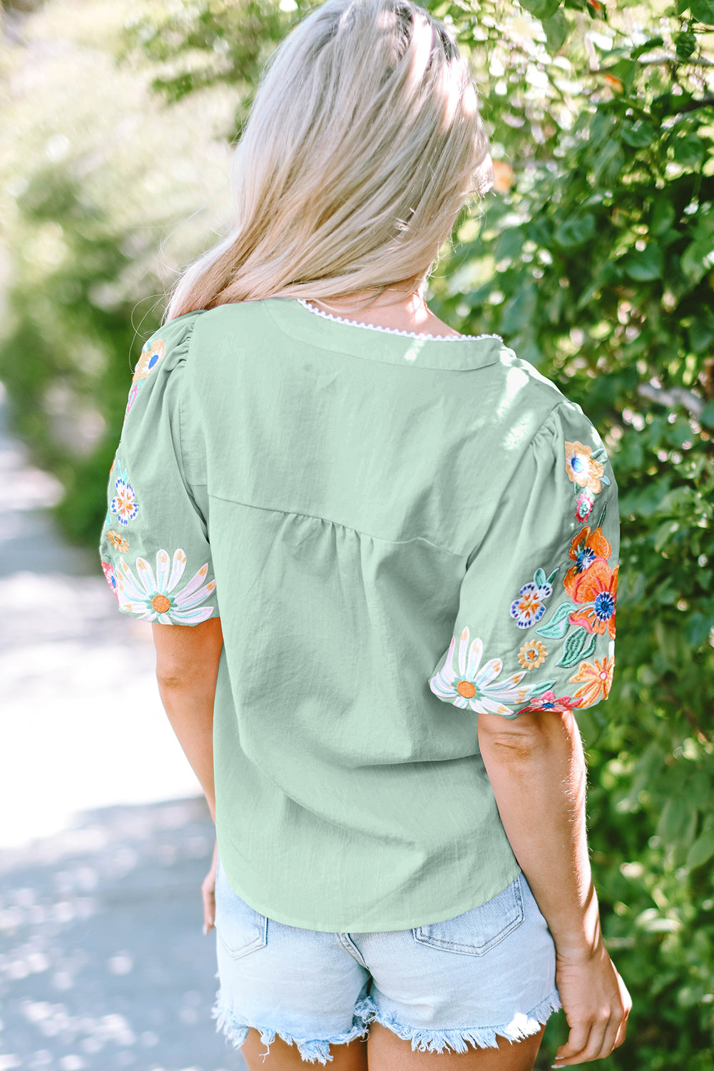 Grace in Bloom Embroidered Blouse
