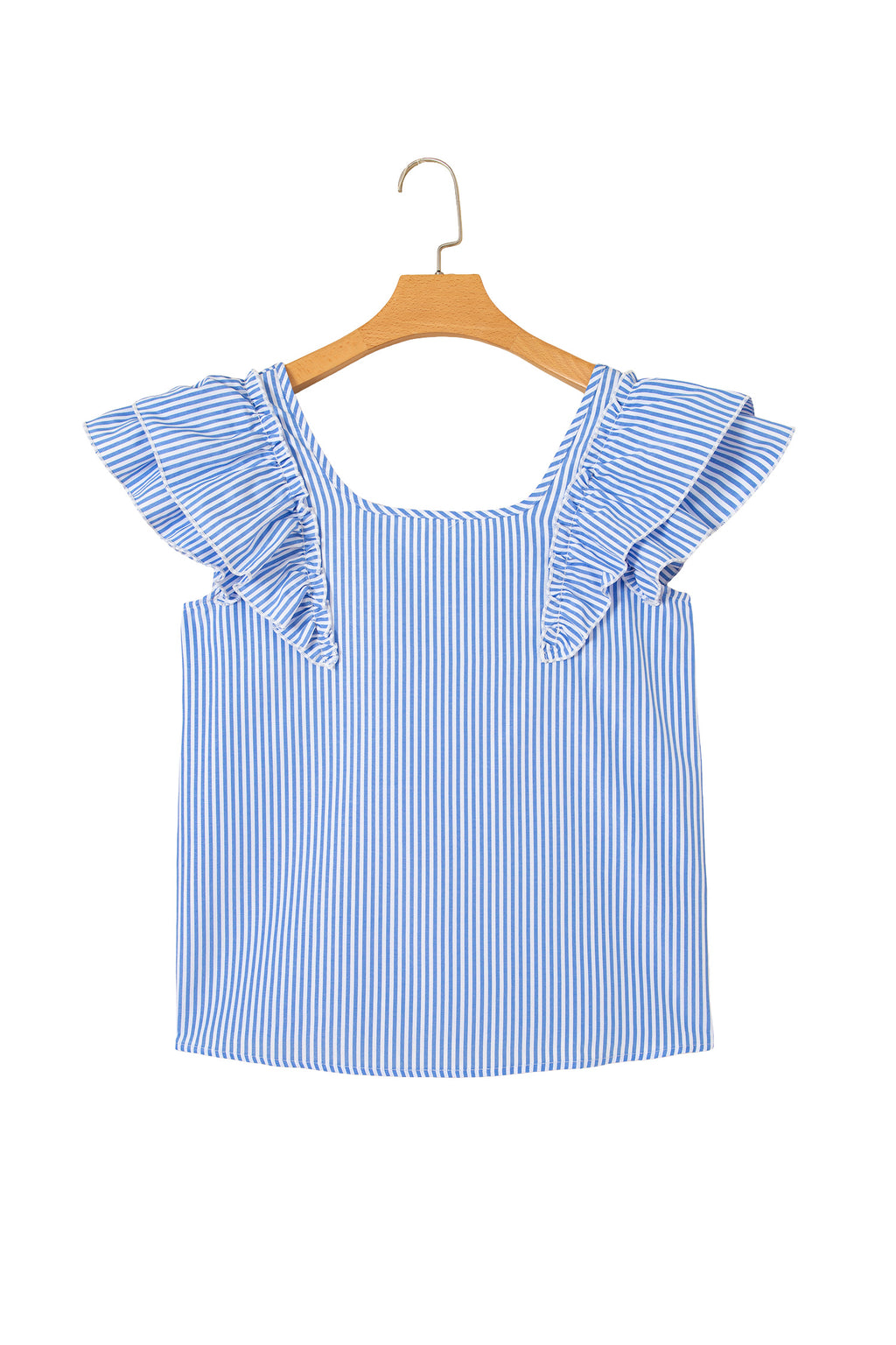 Sky Blue Bow Blouse