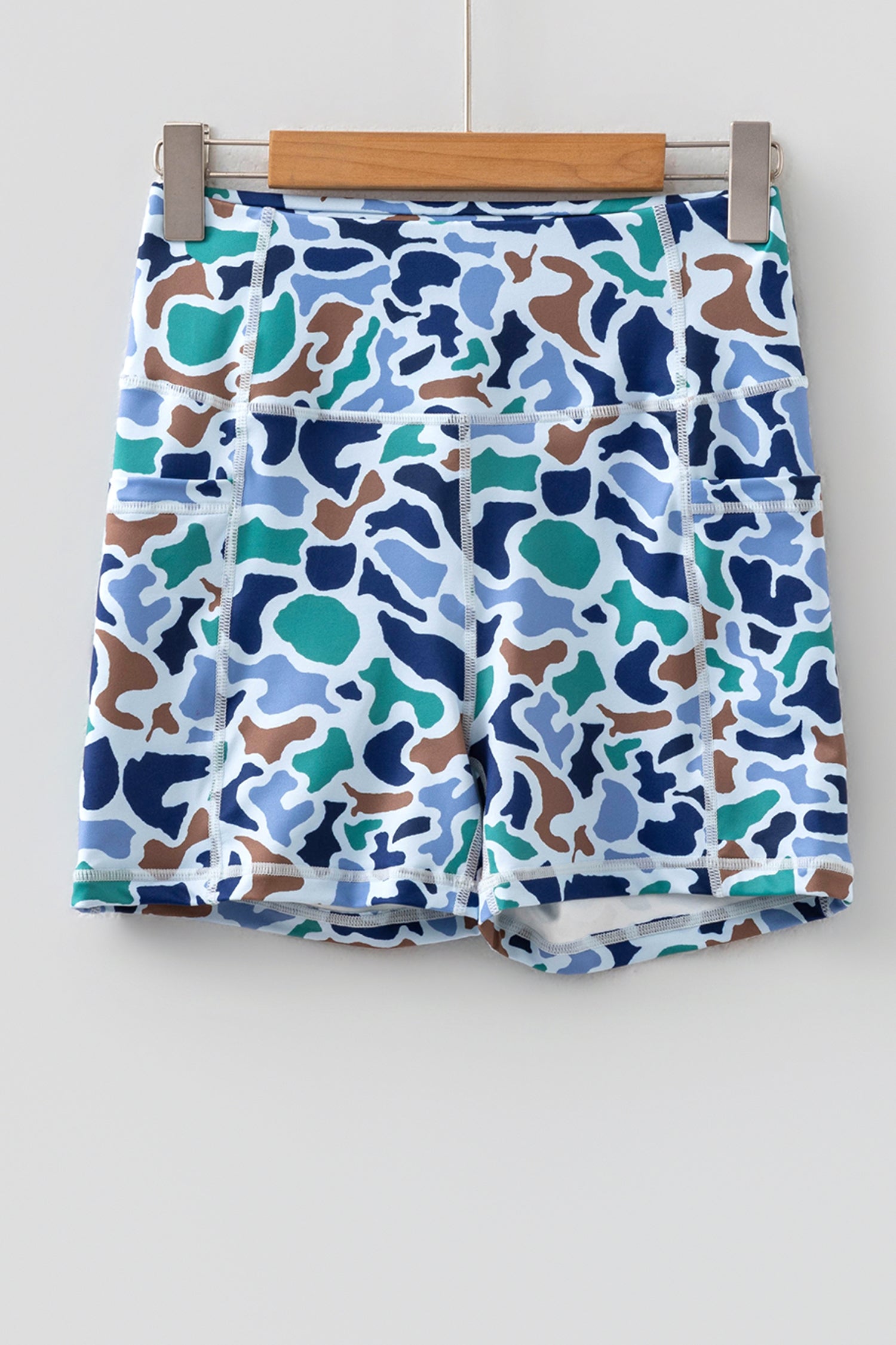 Camo Comfort Biker Shorts