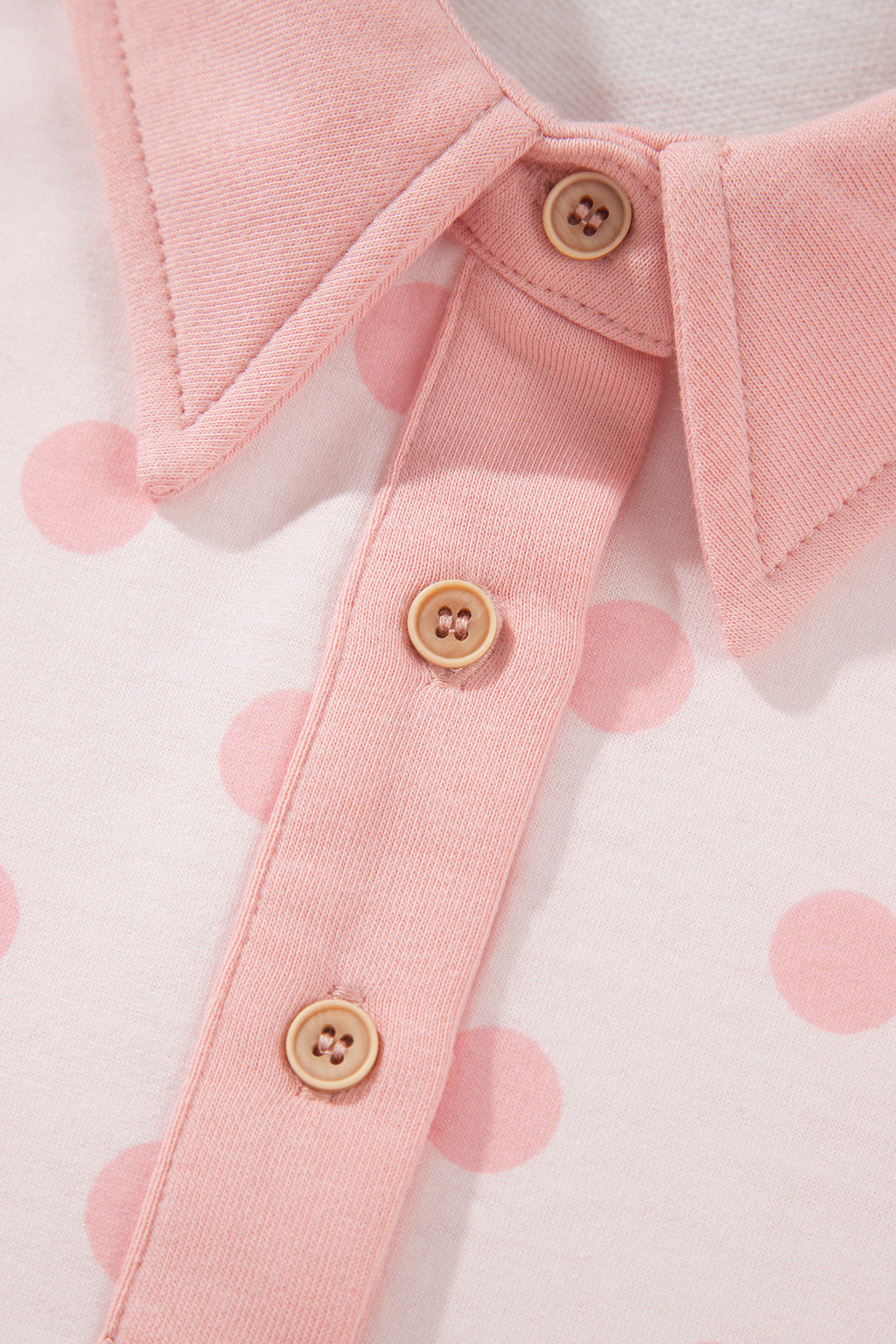 Pink Polka Dot Lounge Set