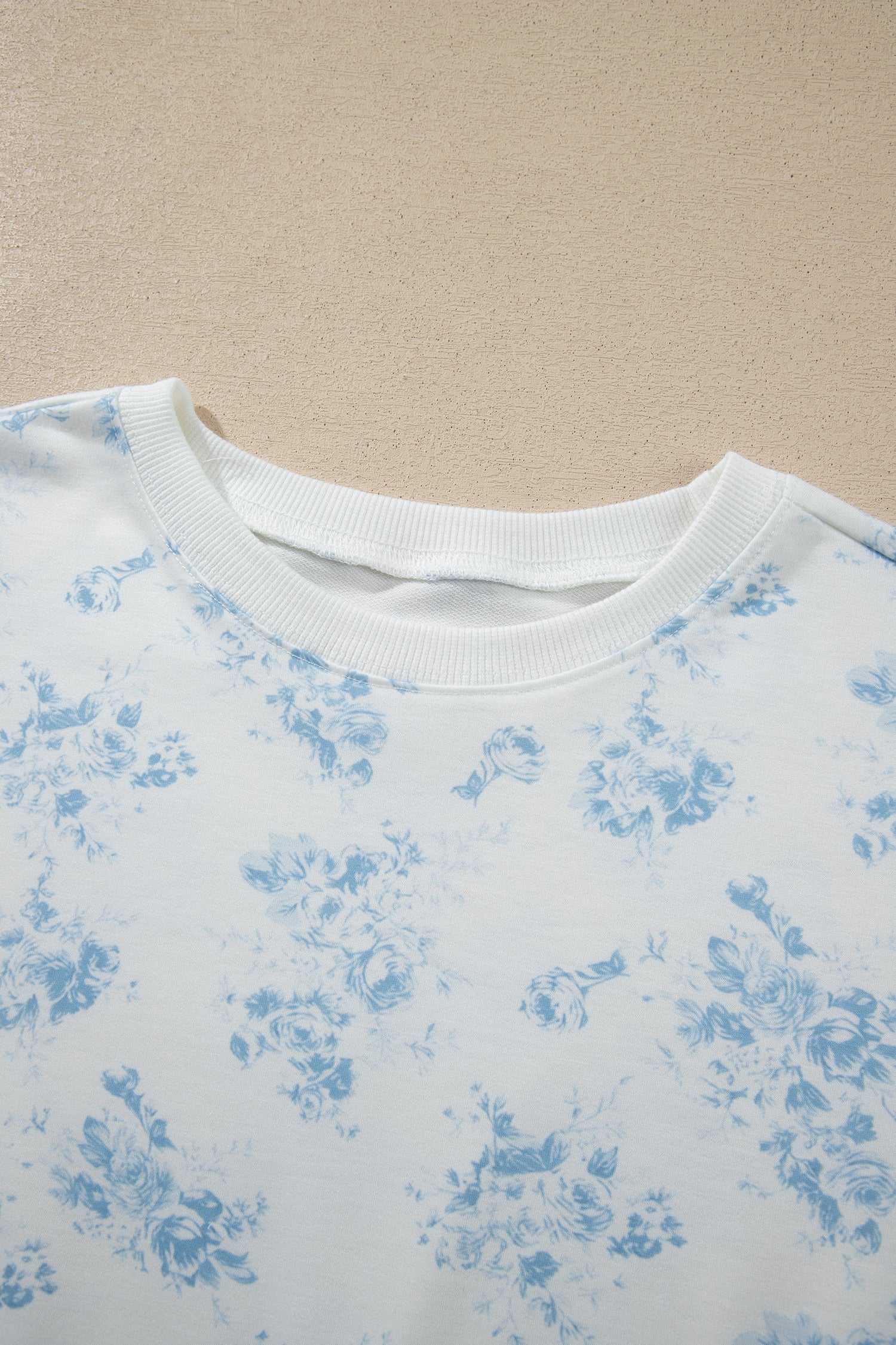 Sky Blue Floral Lounge Set