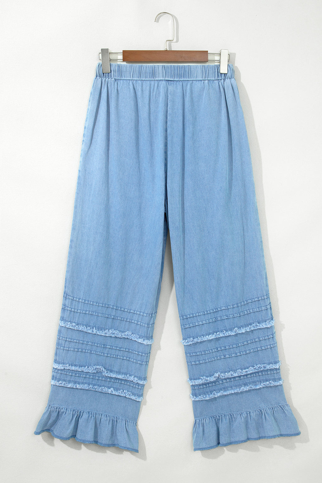 Everyday Chambray Wide Leg Pants