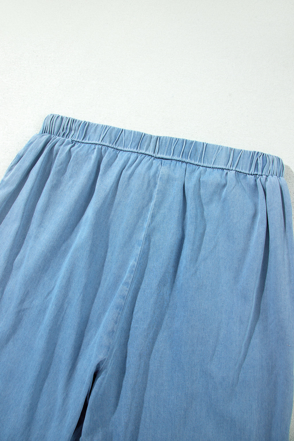 Everyday Chambray Wide Leg Pants