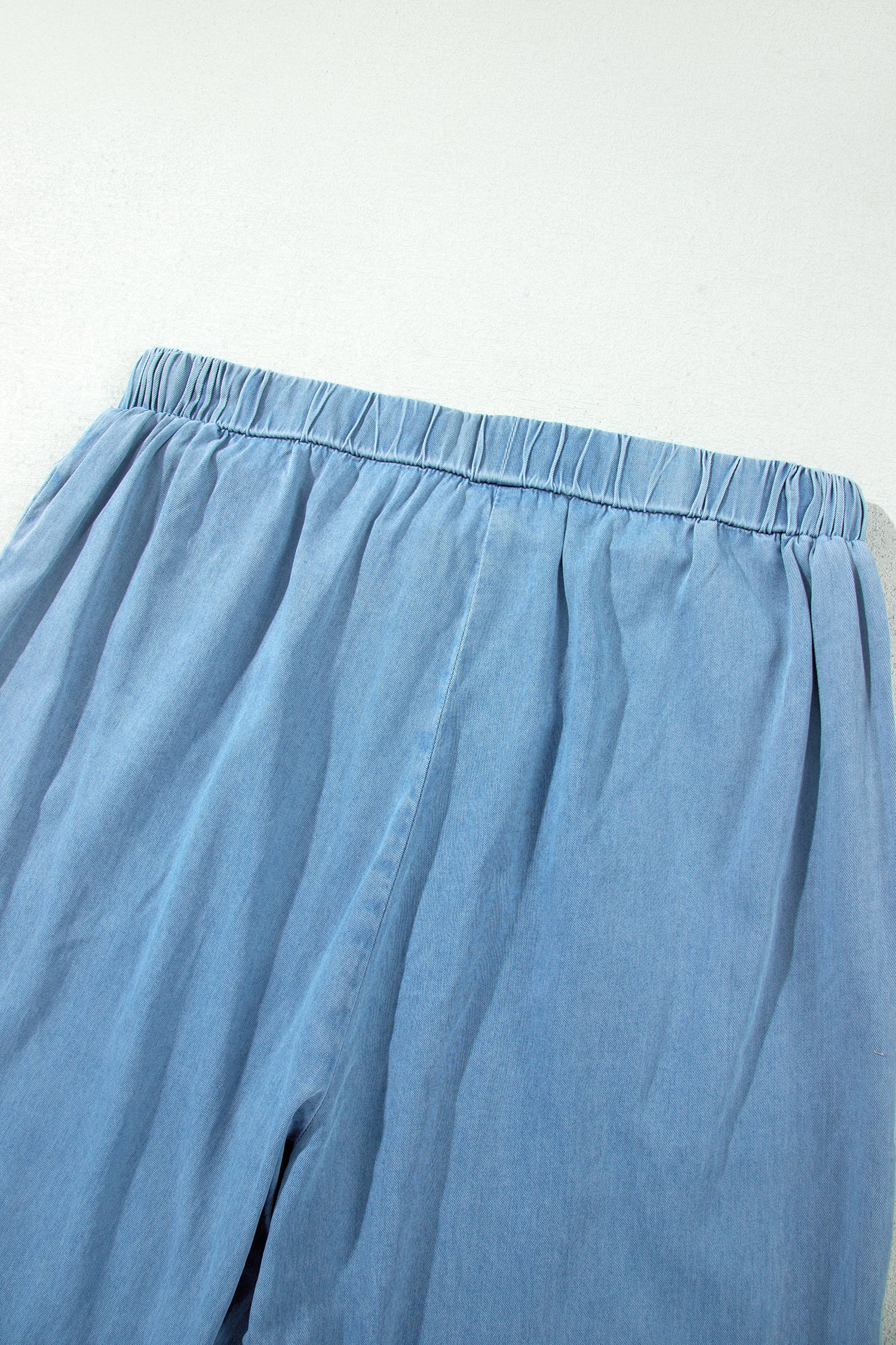 Everyday Chambray Wide Leg Pants