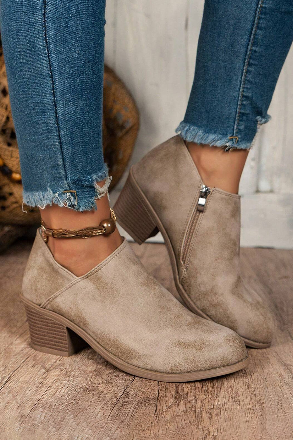 Classic Tulip Ankle Boots