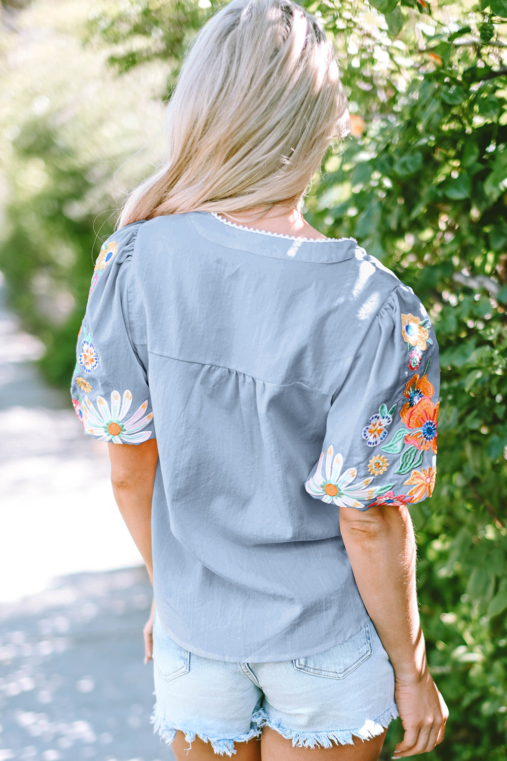 Grace in Bloom Embroidered Blouse