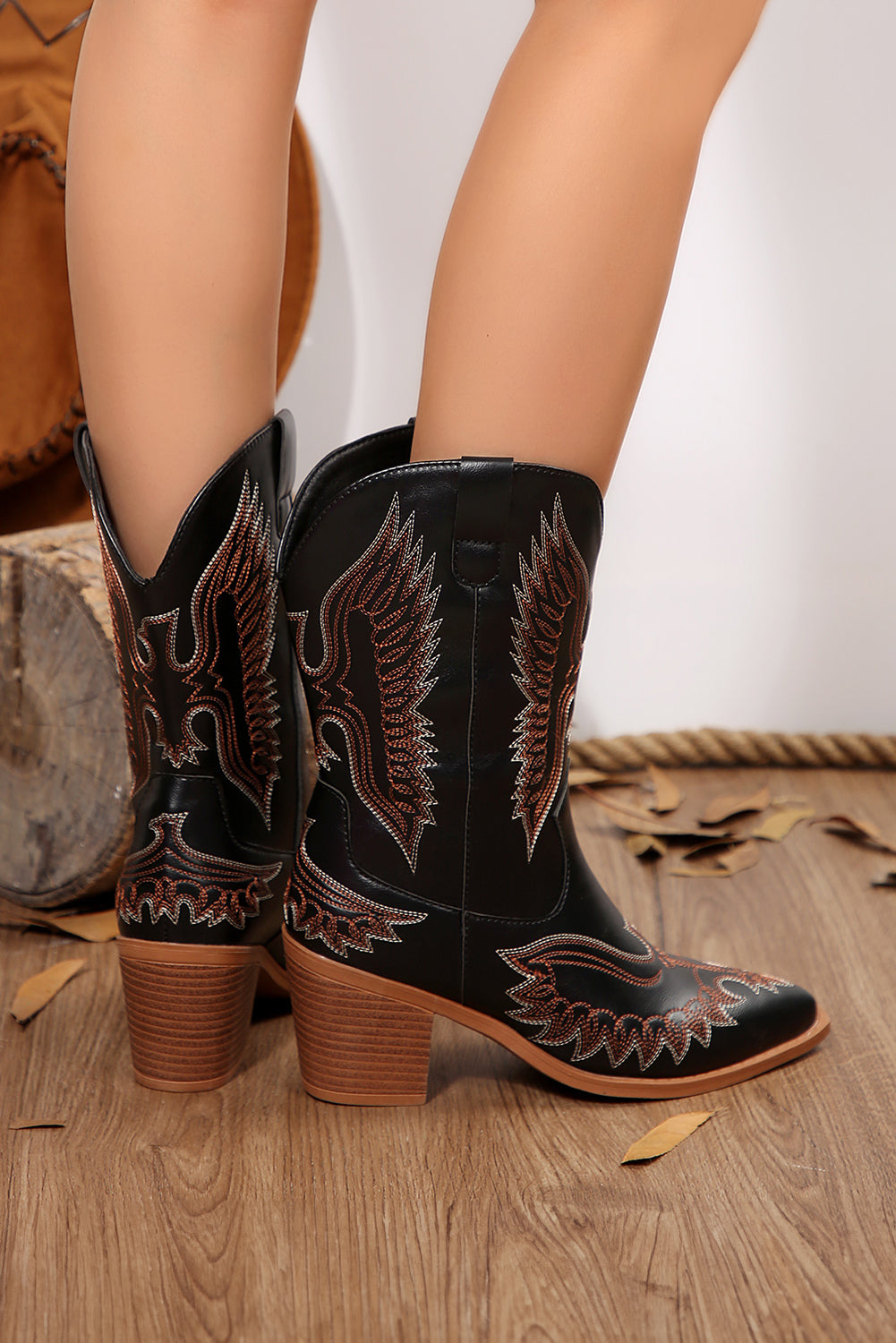 Freedom Flight Embroidered Cowgirl Boots