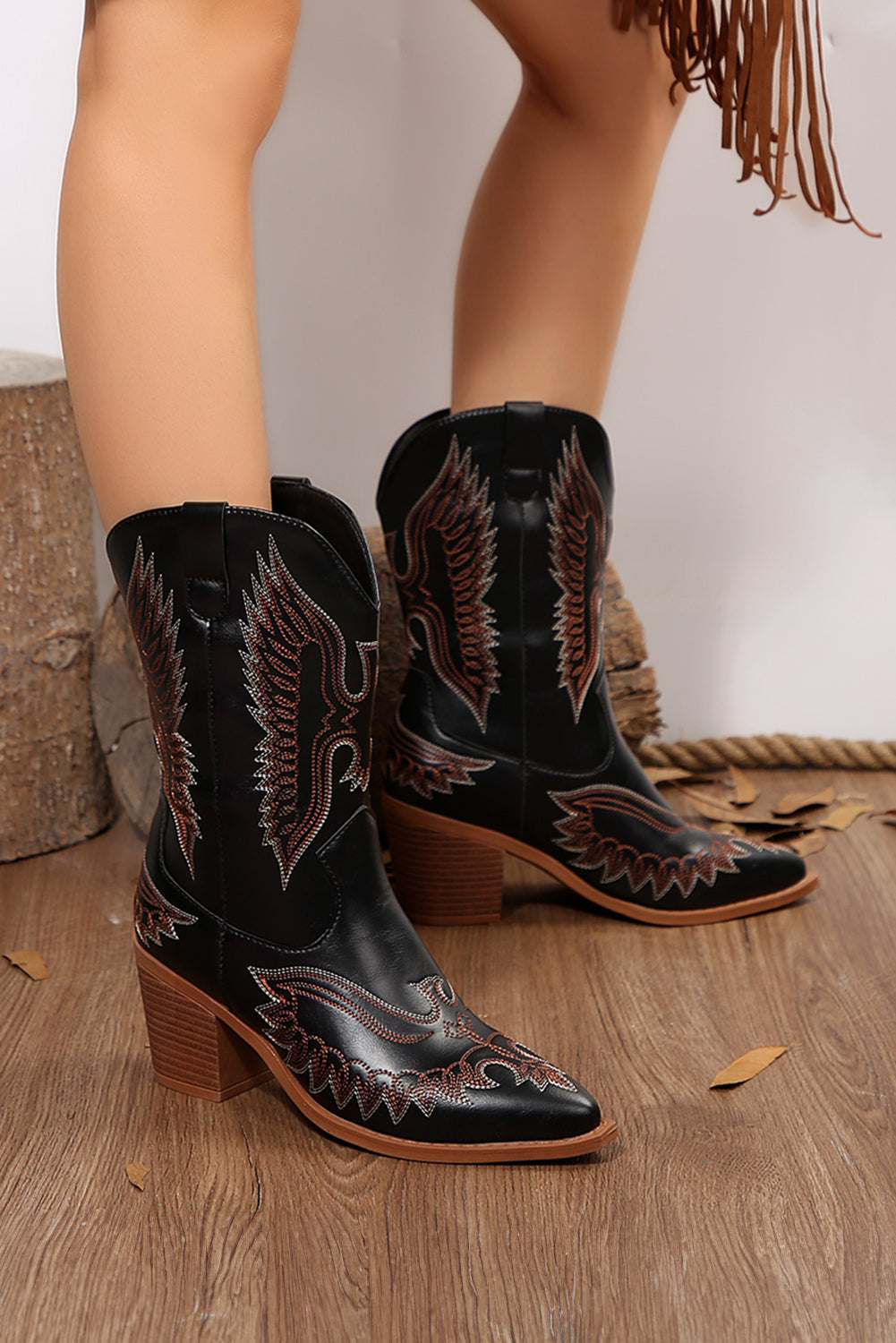 Freedom Flight Embroidered Cowgirl Boots