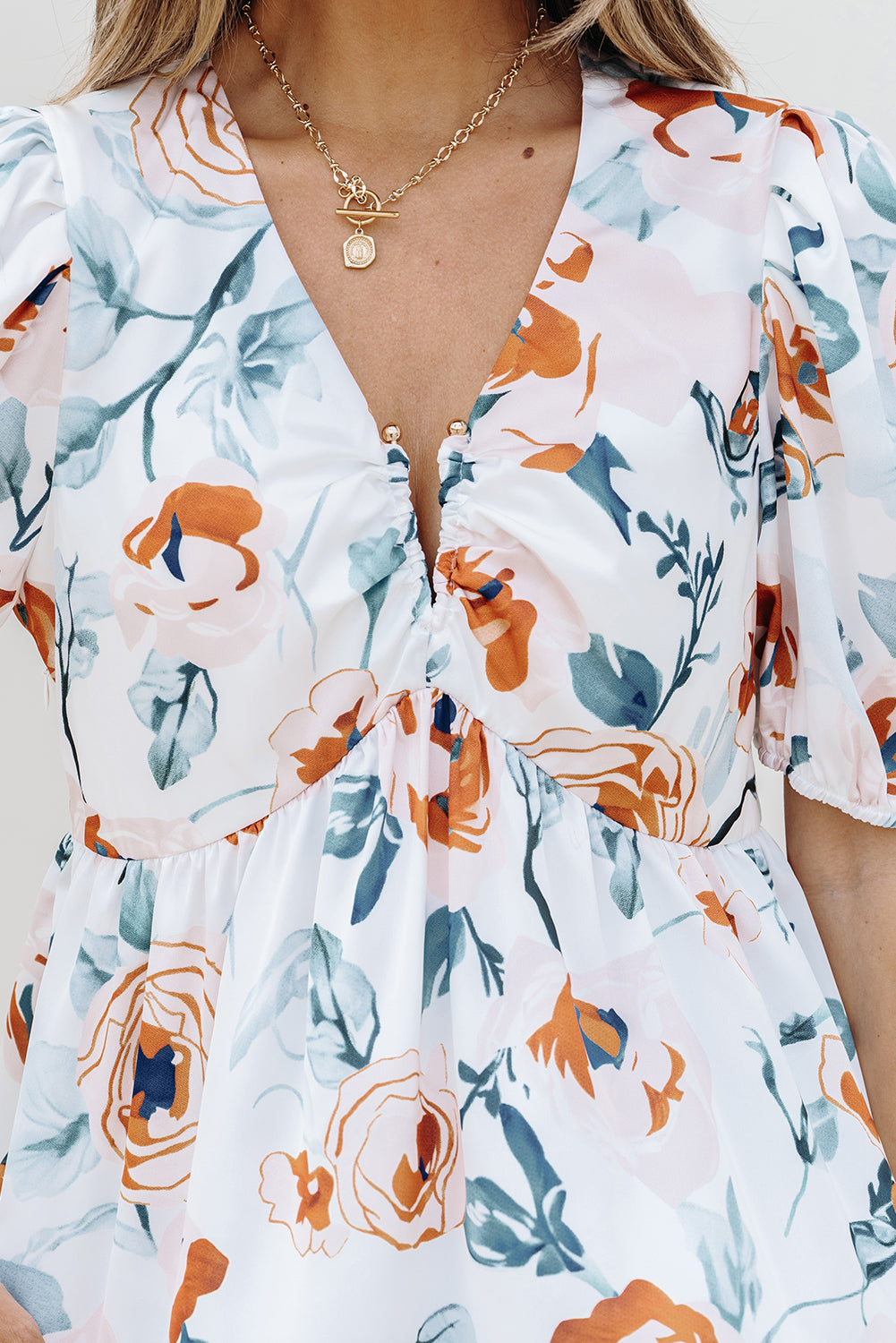 Blooming Beauty Babydoll Blouse
