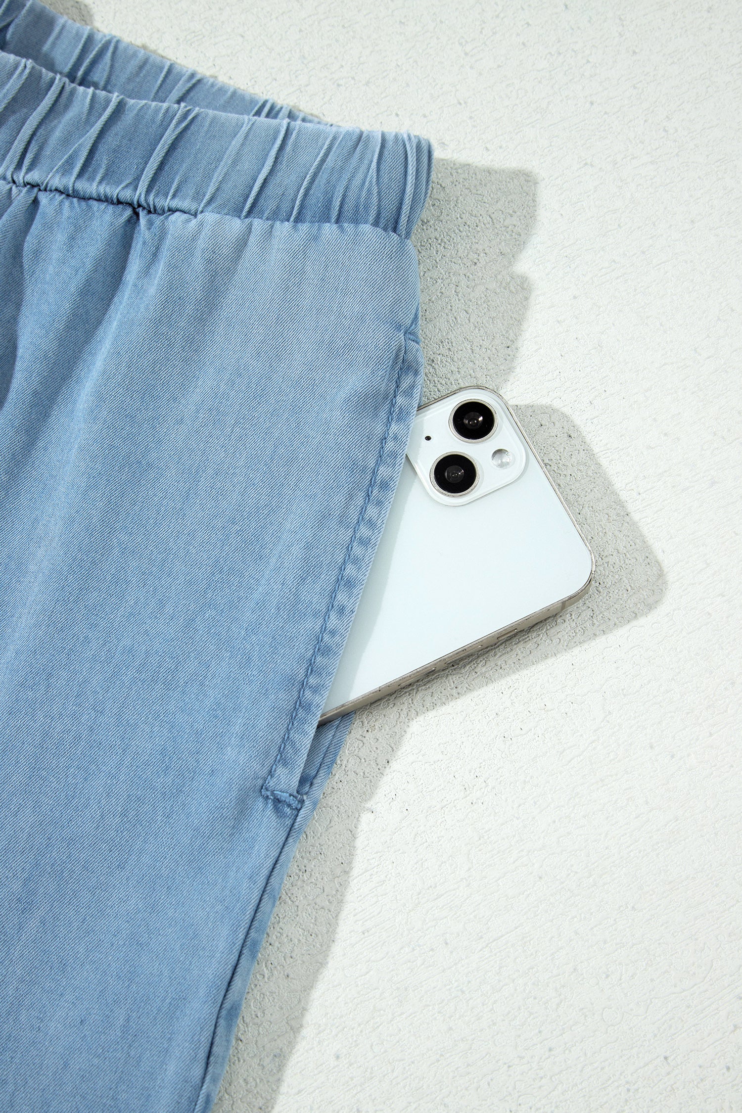 Everyday Chambray Wide Leg Pants