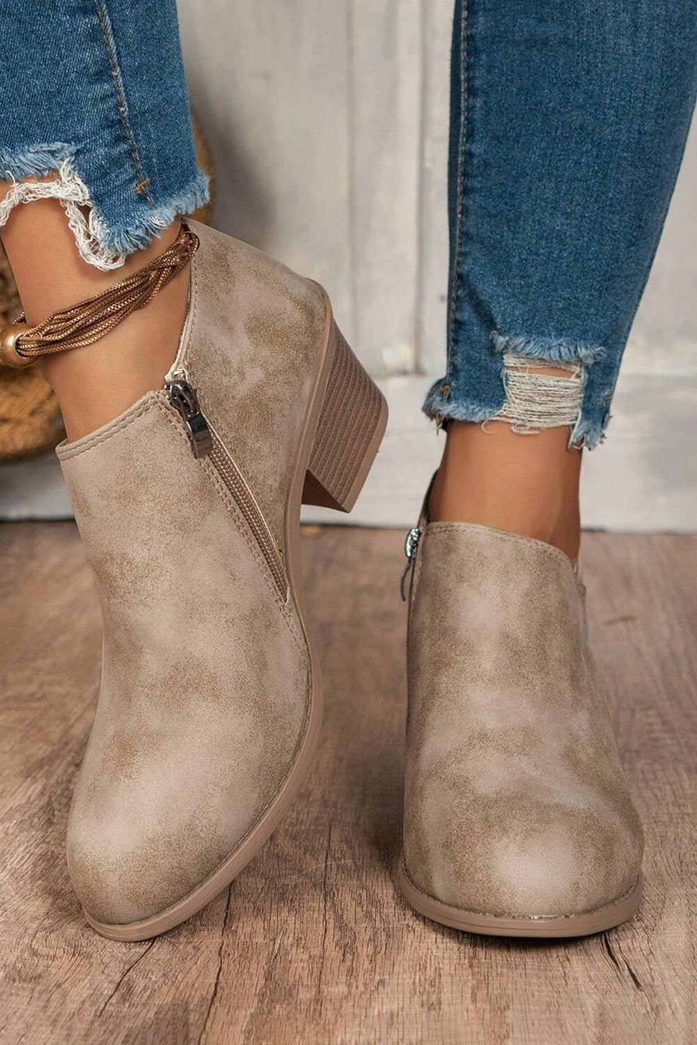 Classic Tulip Ankle Boots