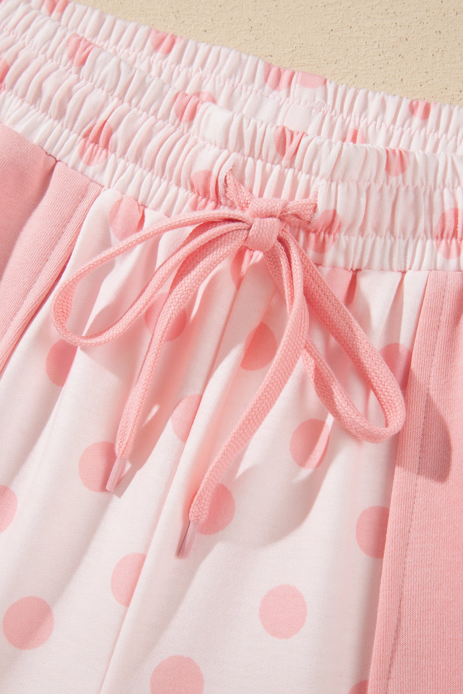 Pink Polka Dot Lounge Set