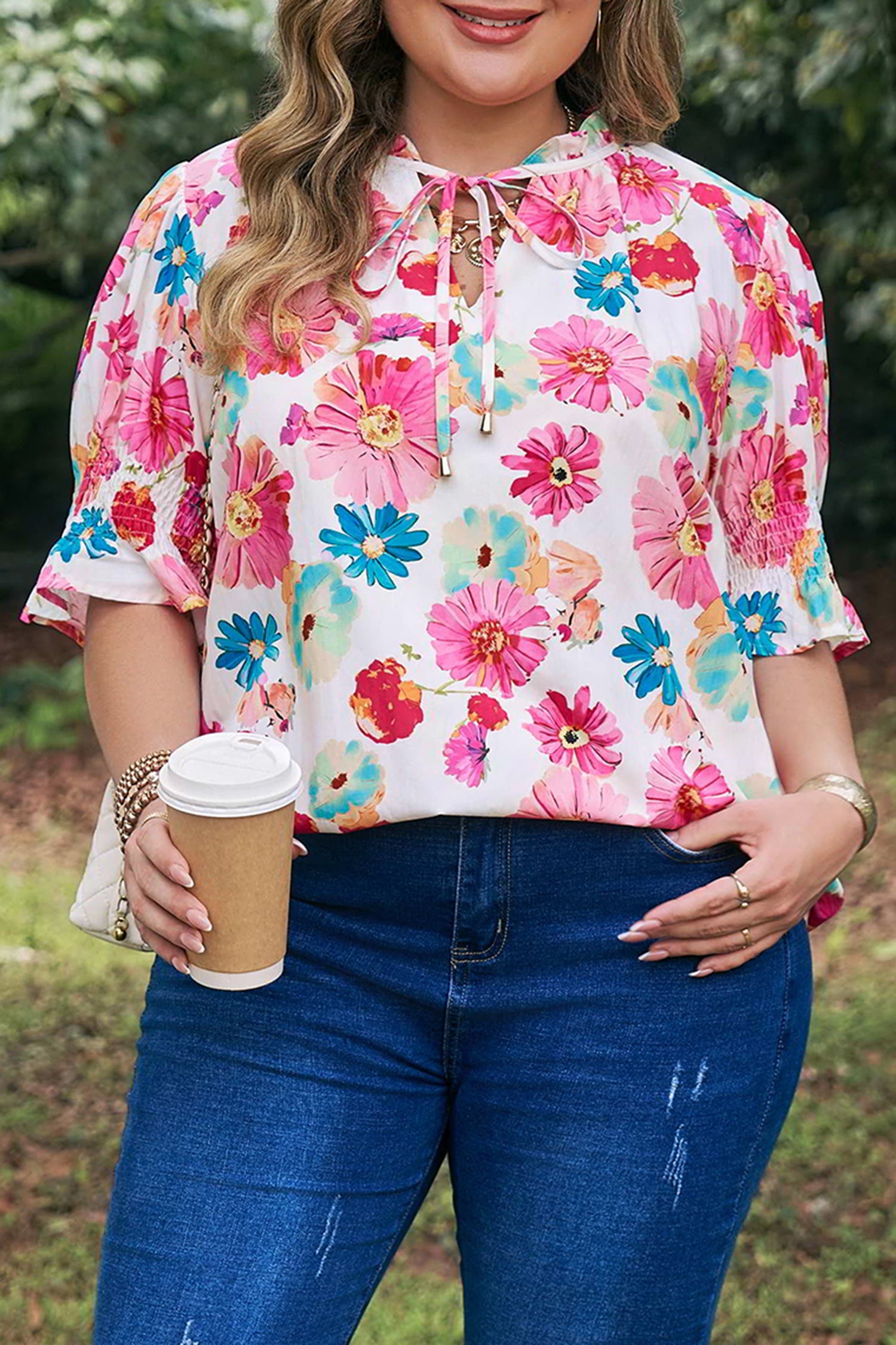 Plus Size Bloom & Grace Blouse
