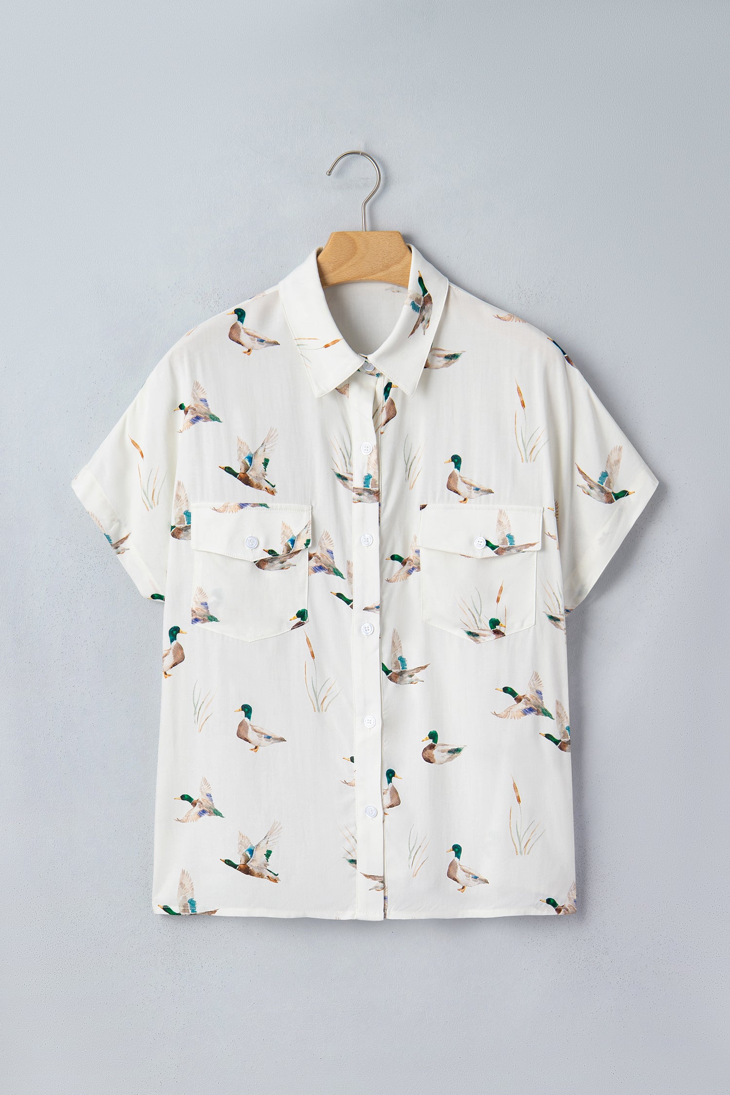 Mallard Button Flap Pocket Shirt