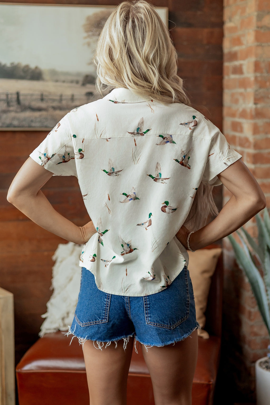 Mallard Button Flap Pocket Shirt