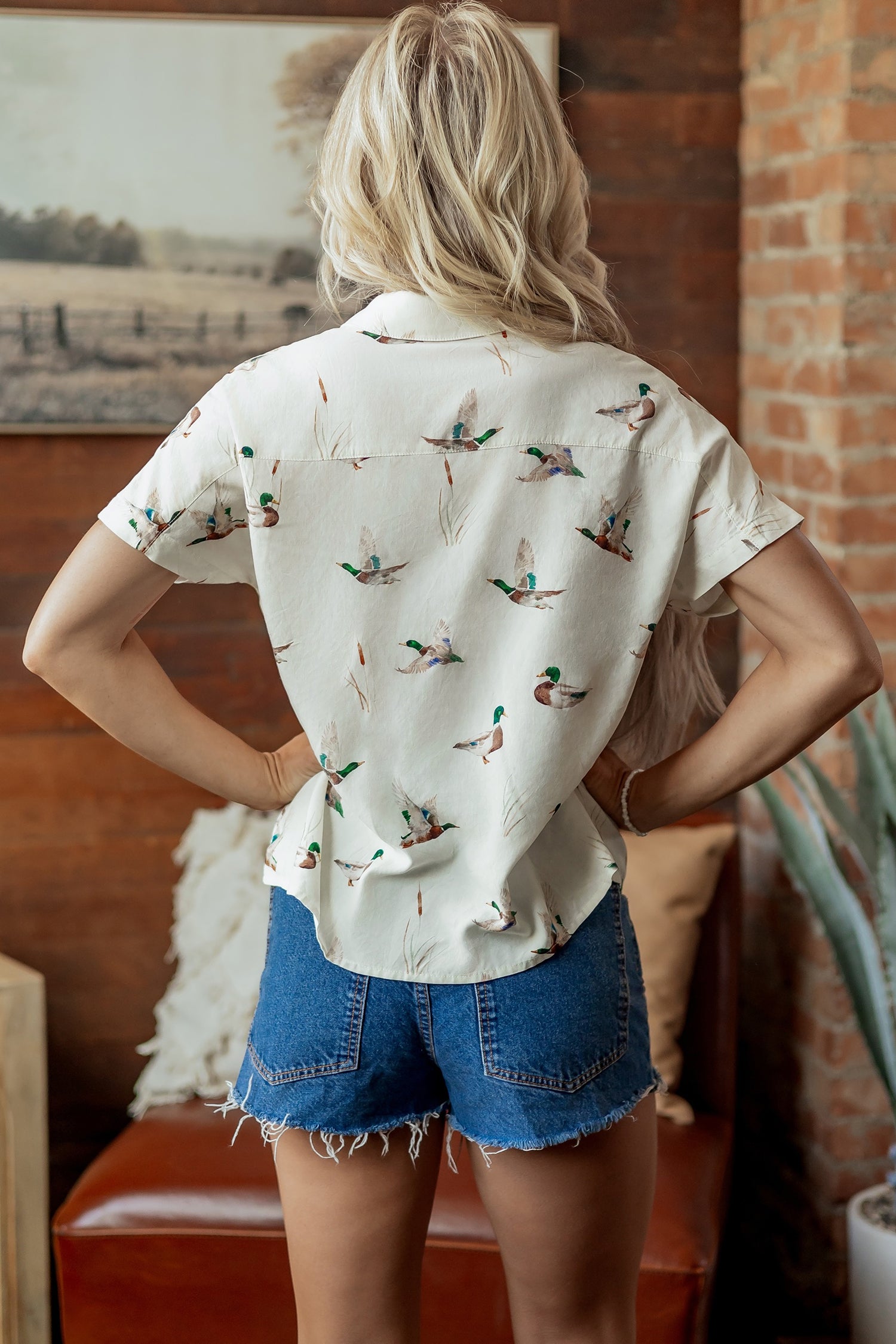 Mallard Button Flap Pocket Shirt