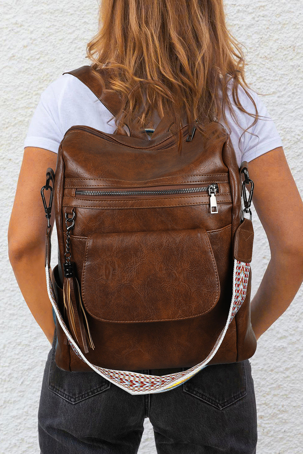 Vintage Tassel Tote Bag