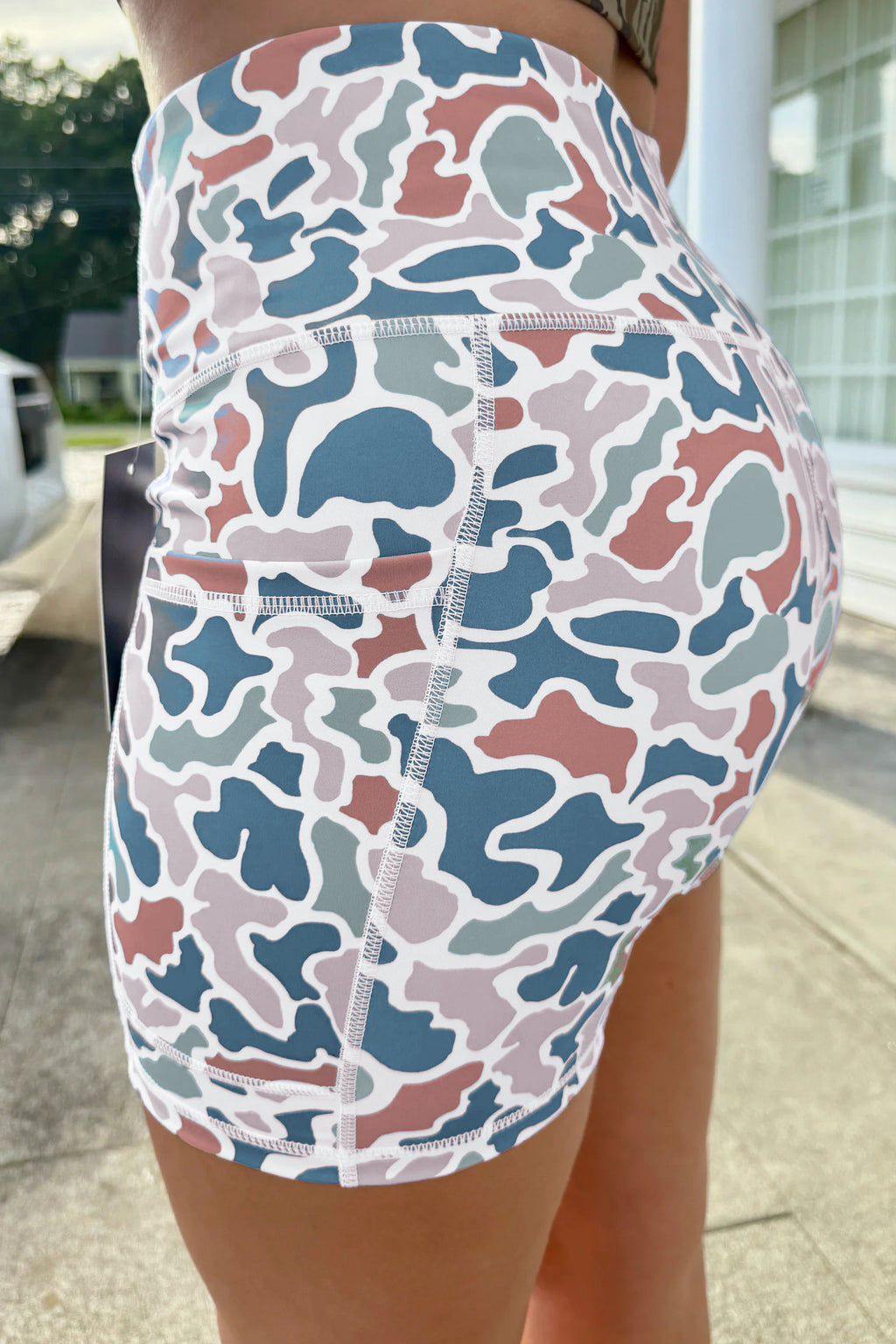 Camo Comfort Biker Shorts