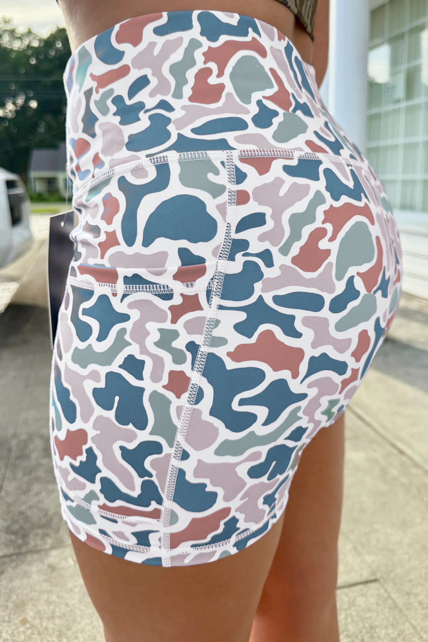 Camo Comfort Biker Shorts