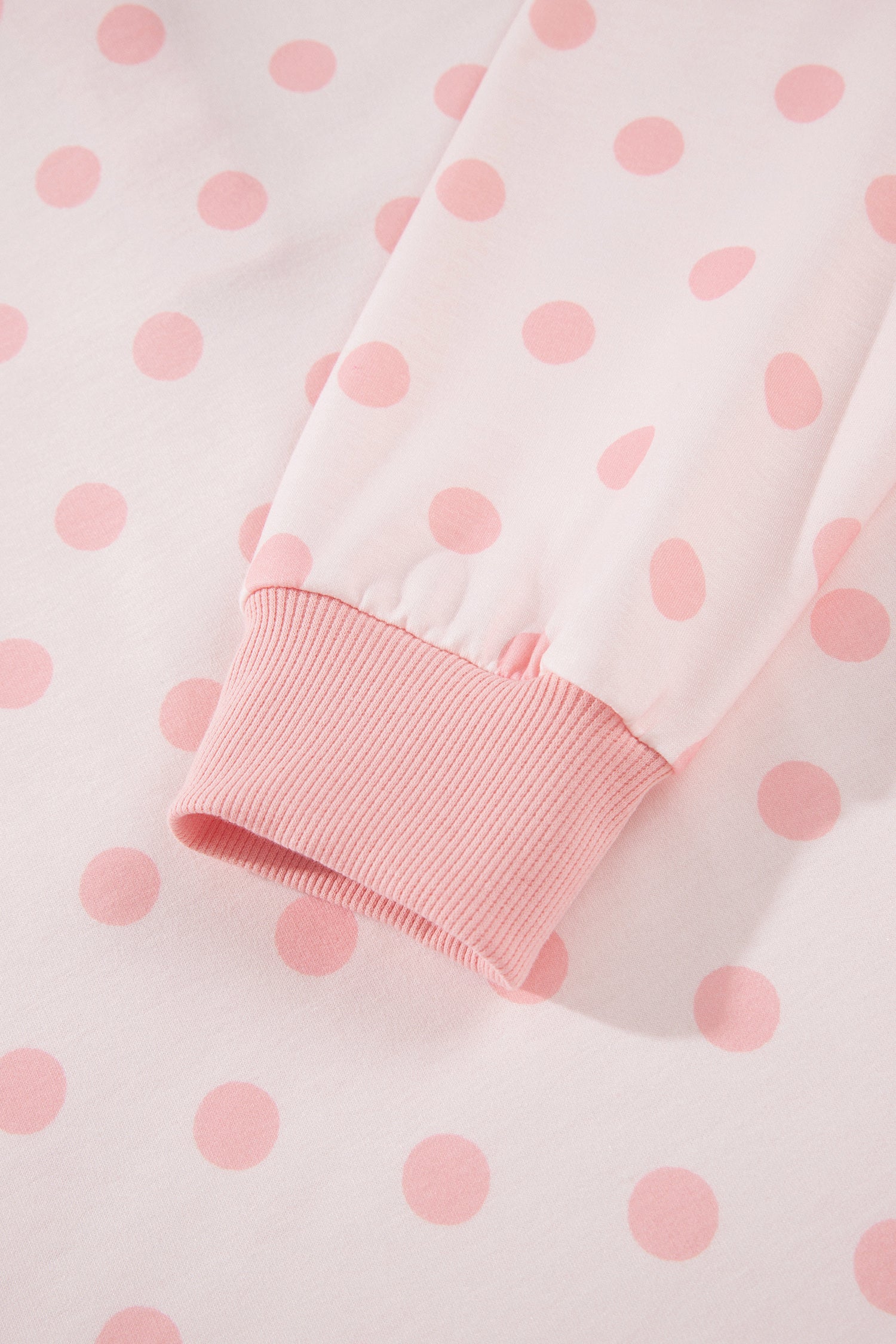Pink Polka Dot Lounge Set