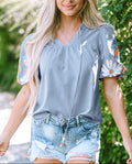 Grace in Bloom Embroidered Blouse