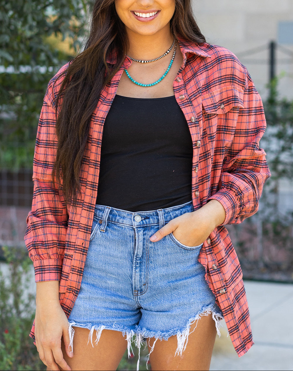 Rustic Charm Plaid Shirt