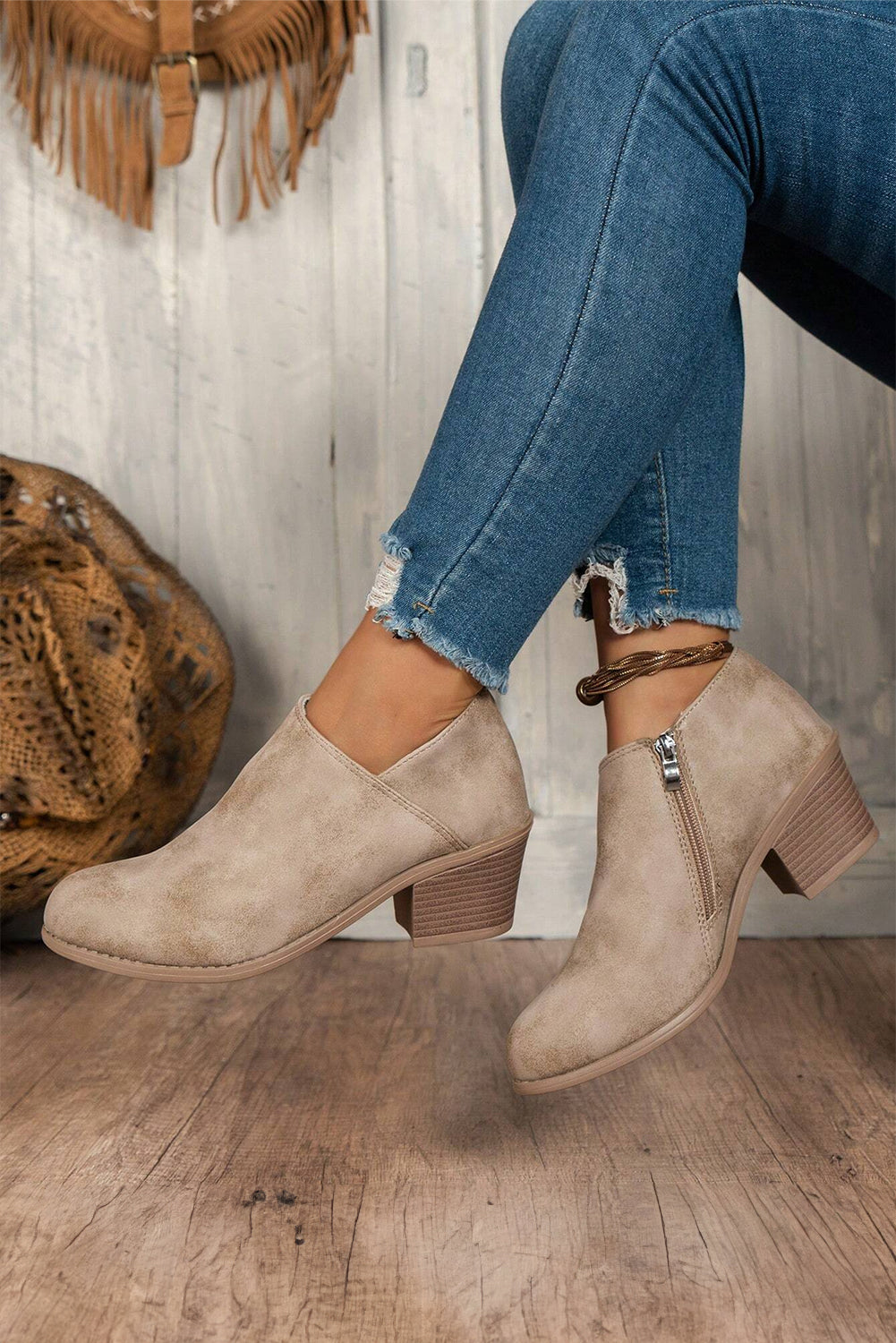Classic Tulip Ankle Boots