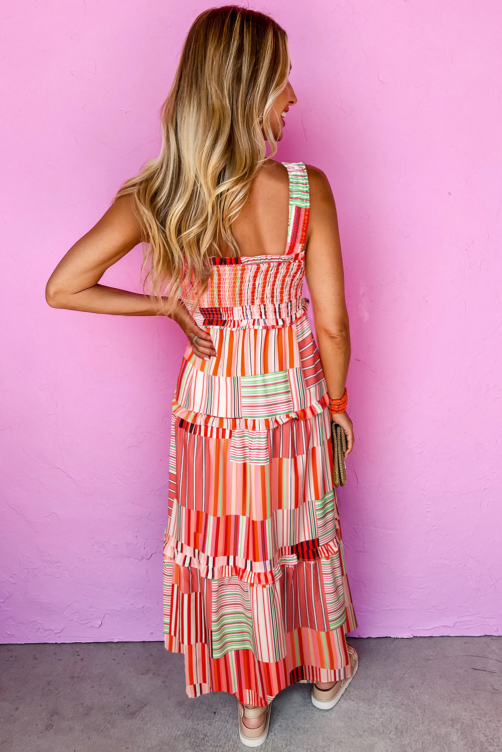 Smocked Tiered Maxi Dress