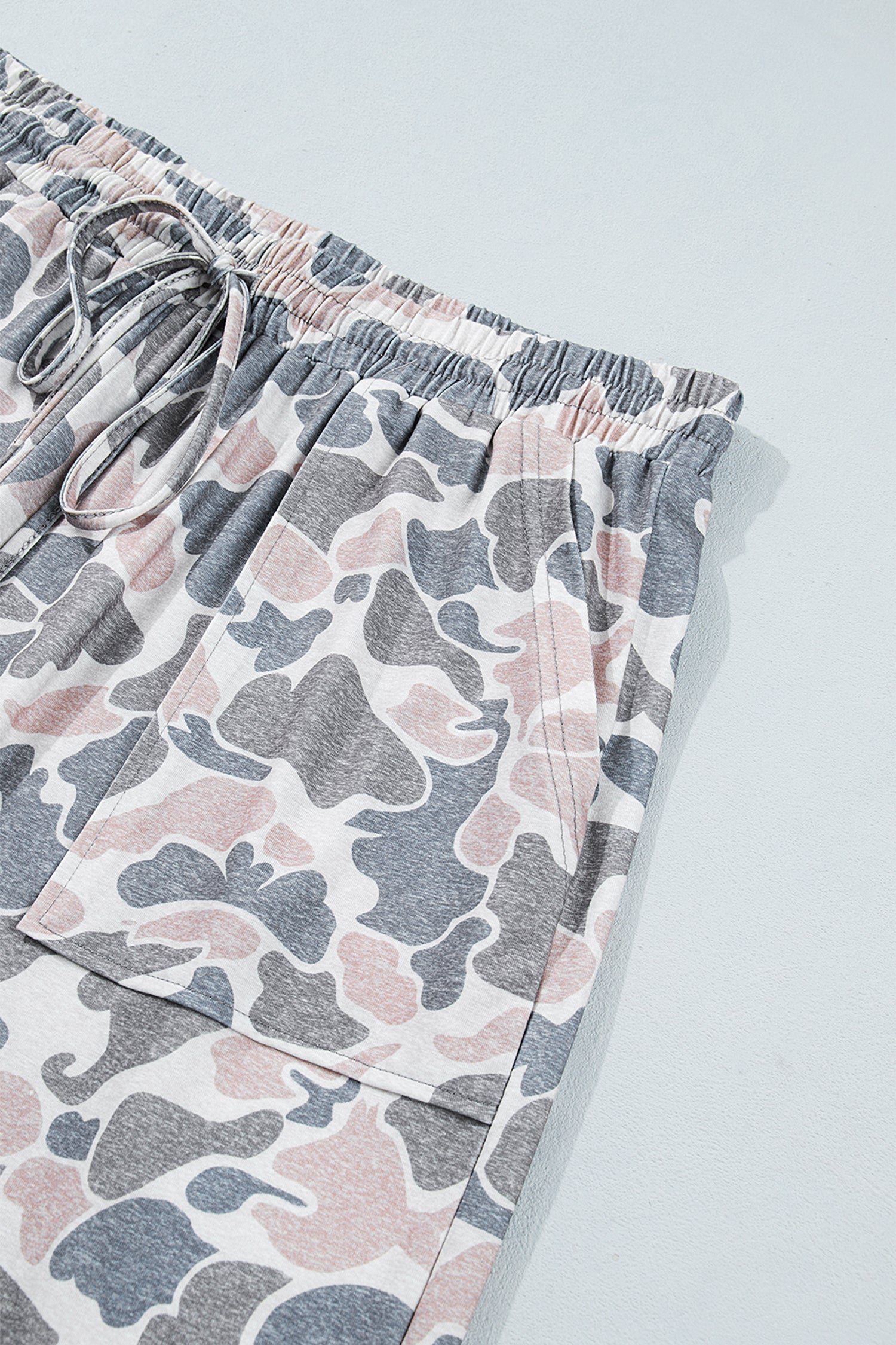 Khaki Camo Ankle Pants