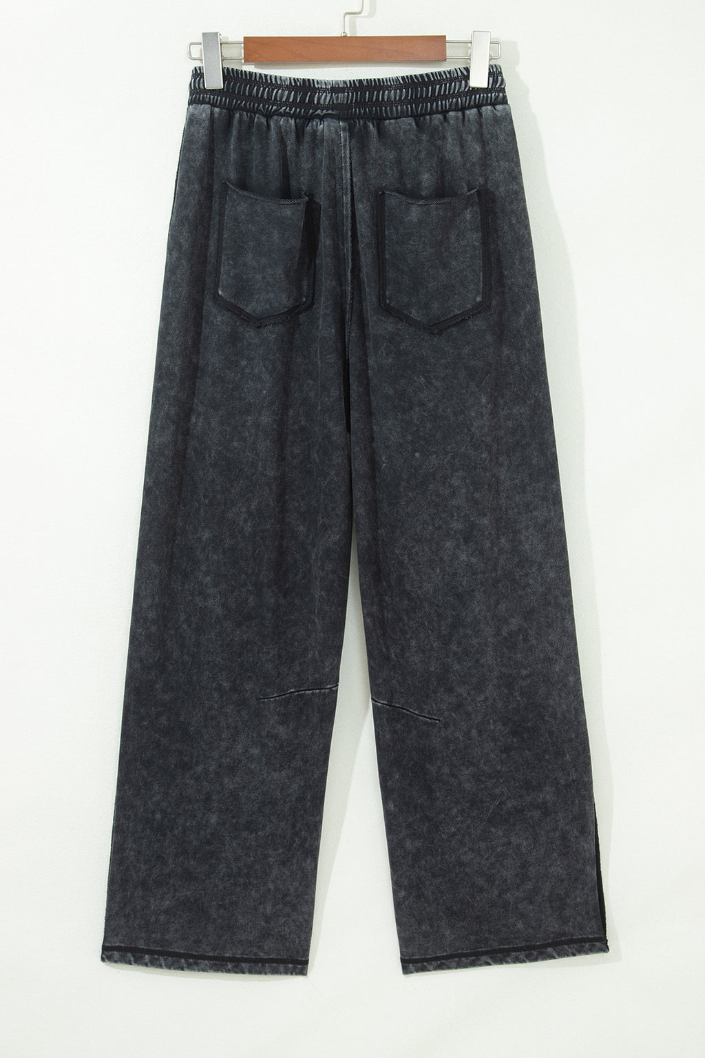 Mineral Washed Drawstring Ankle Pants