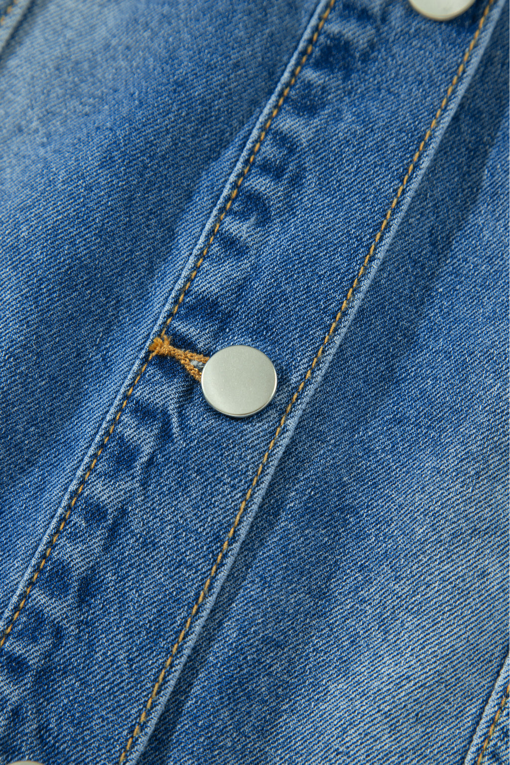 Ruffle Sleeve Denim Jacket