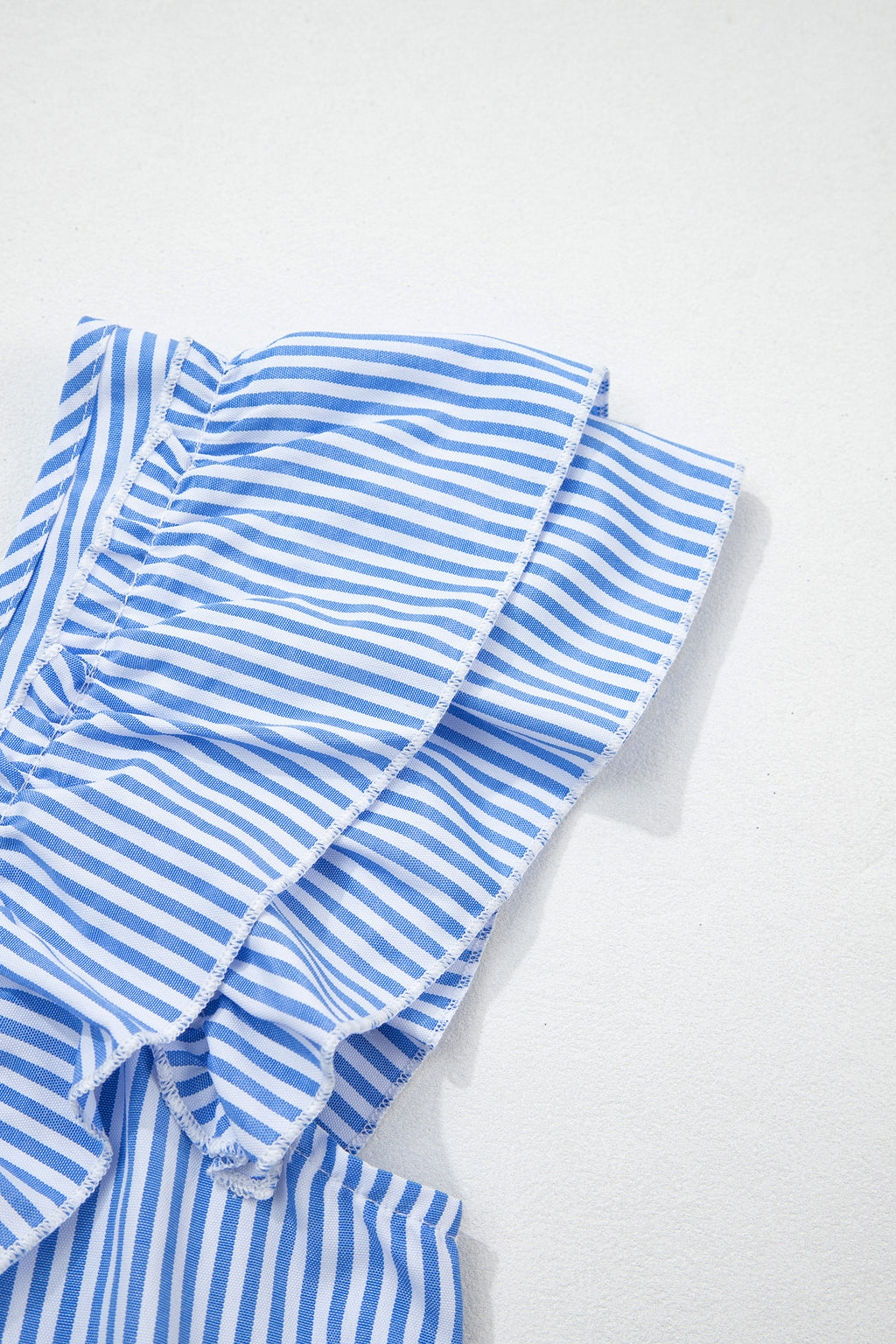 Sky Blue Bow Blouse