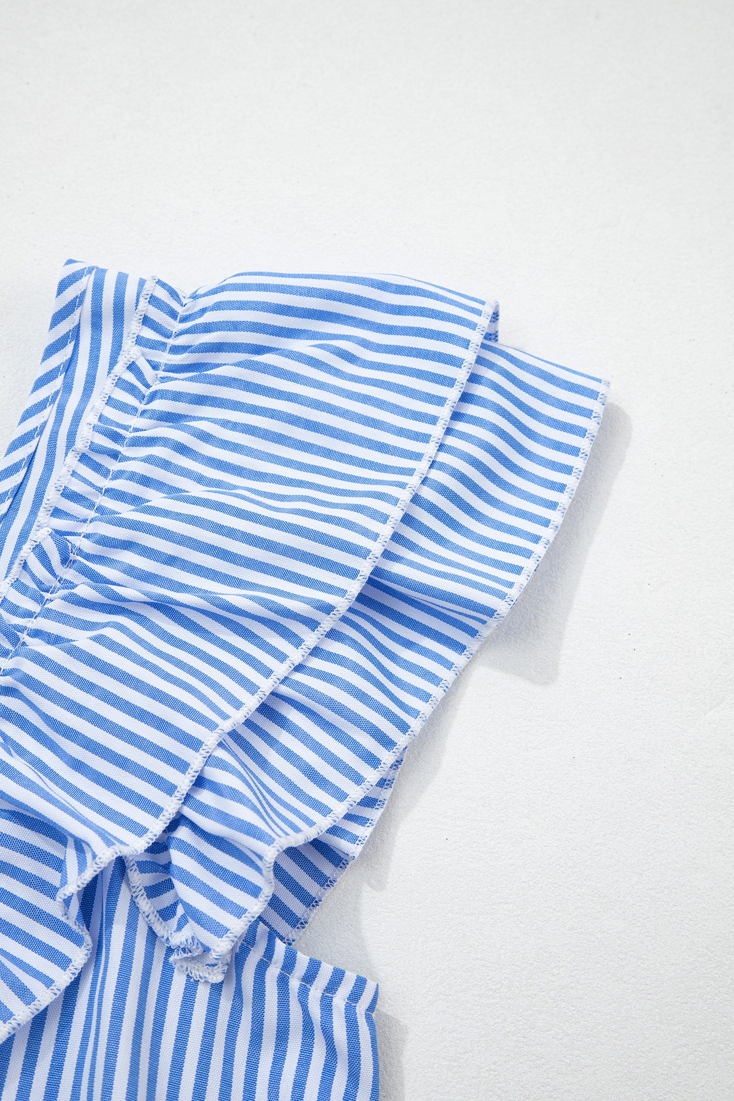 Sky Blue Bow Blouse