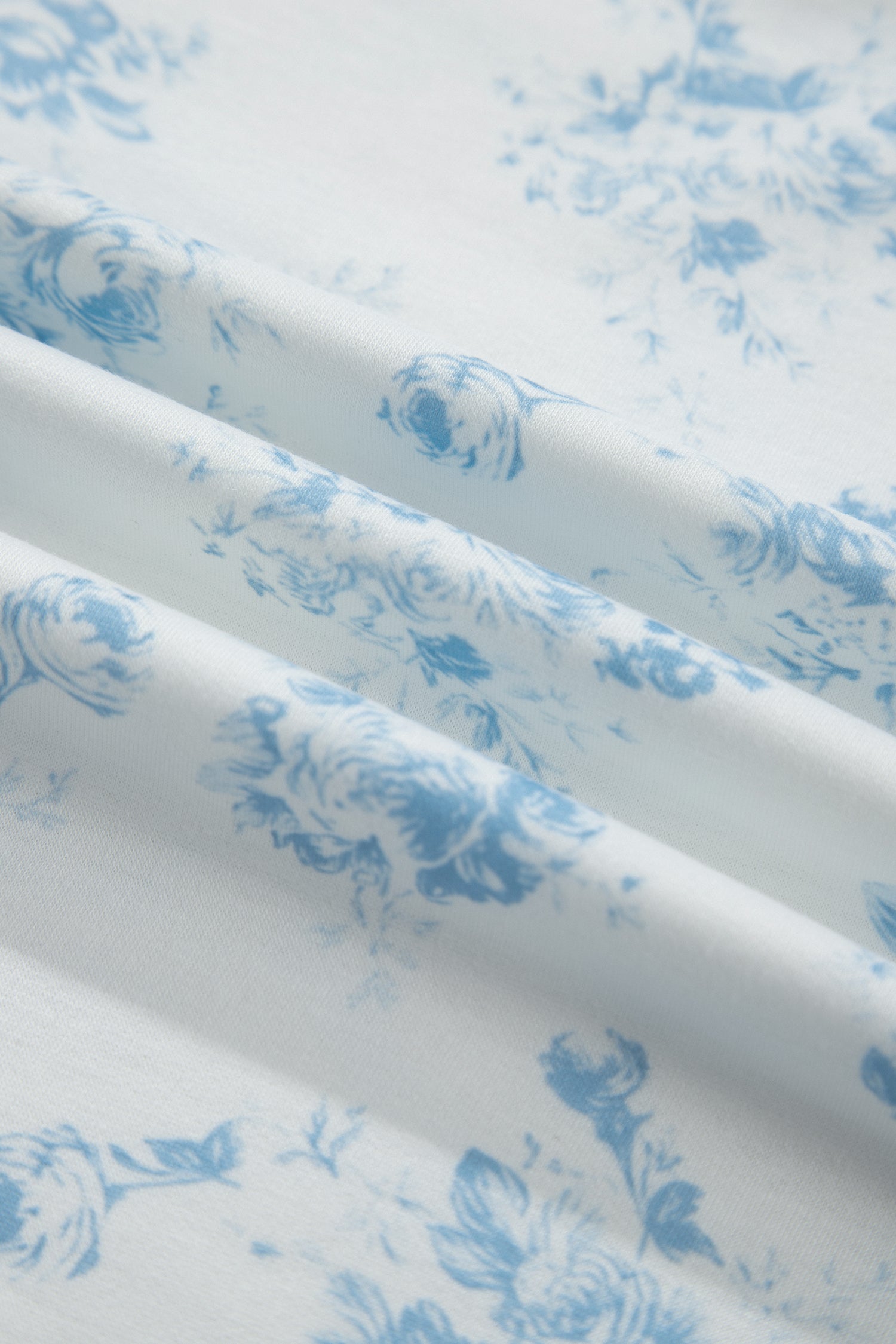 Sky Blue Floral Lounge Set