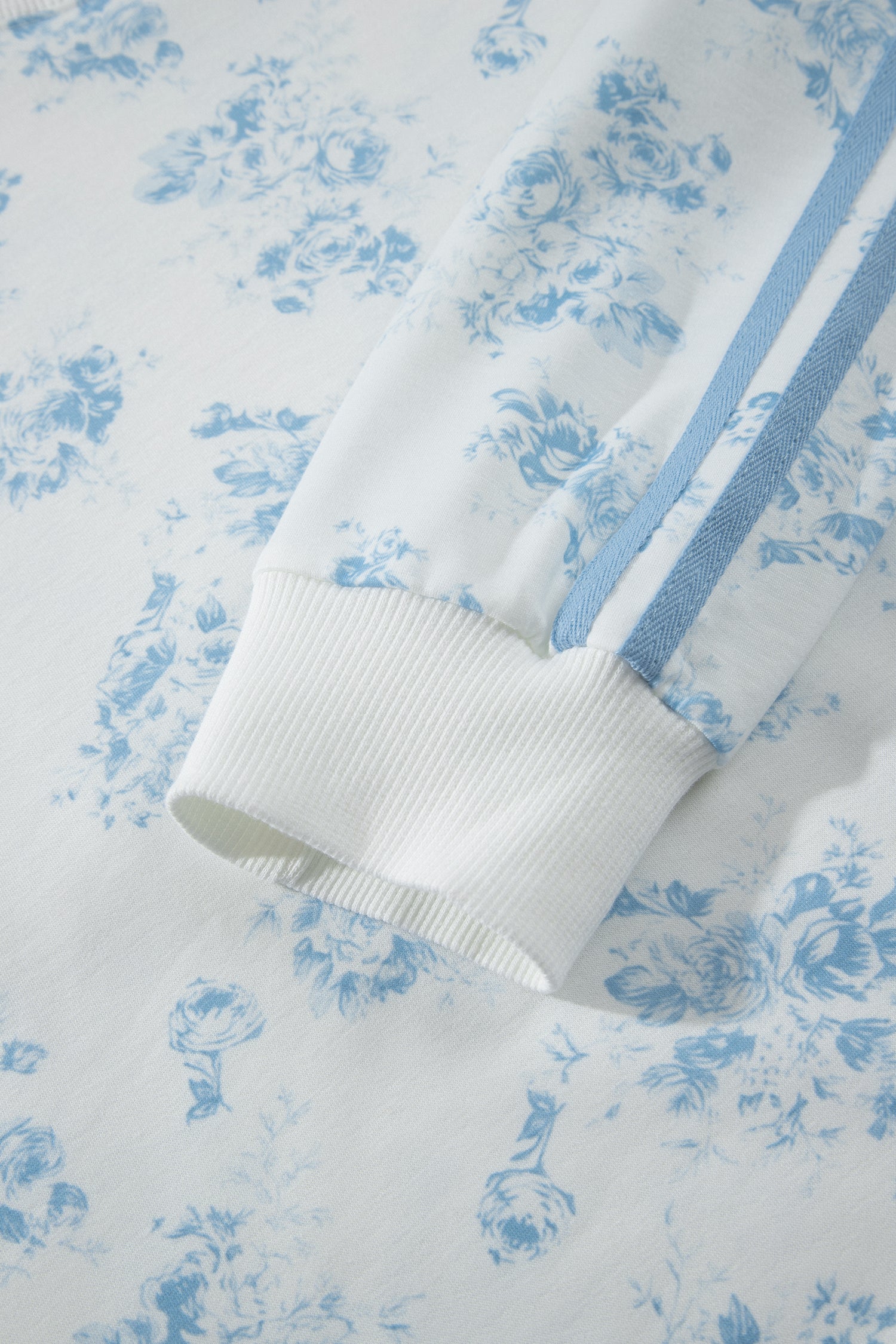 Sky Blue Floral Lounge Set