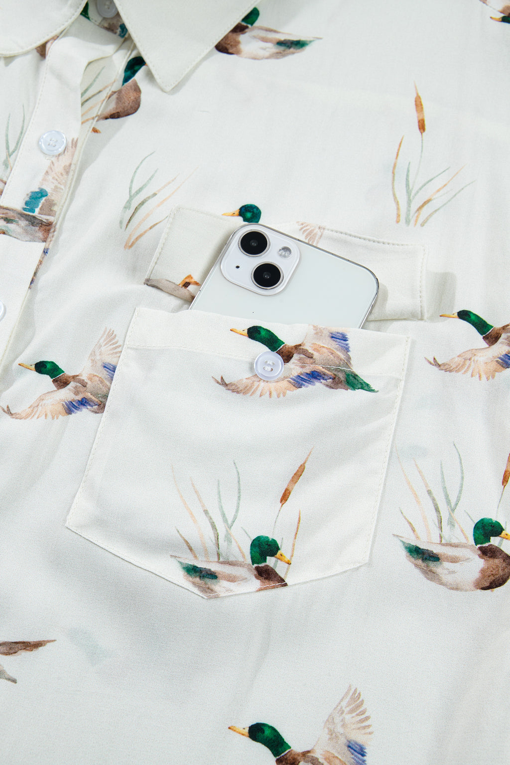 Mallard Button Flap Pocket Shirt