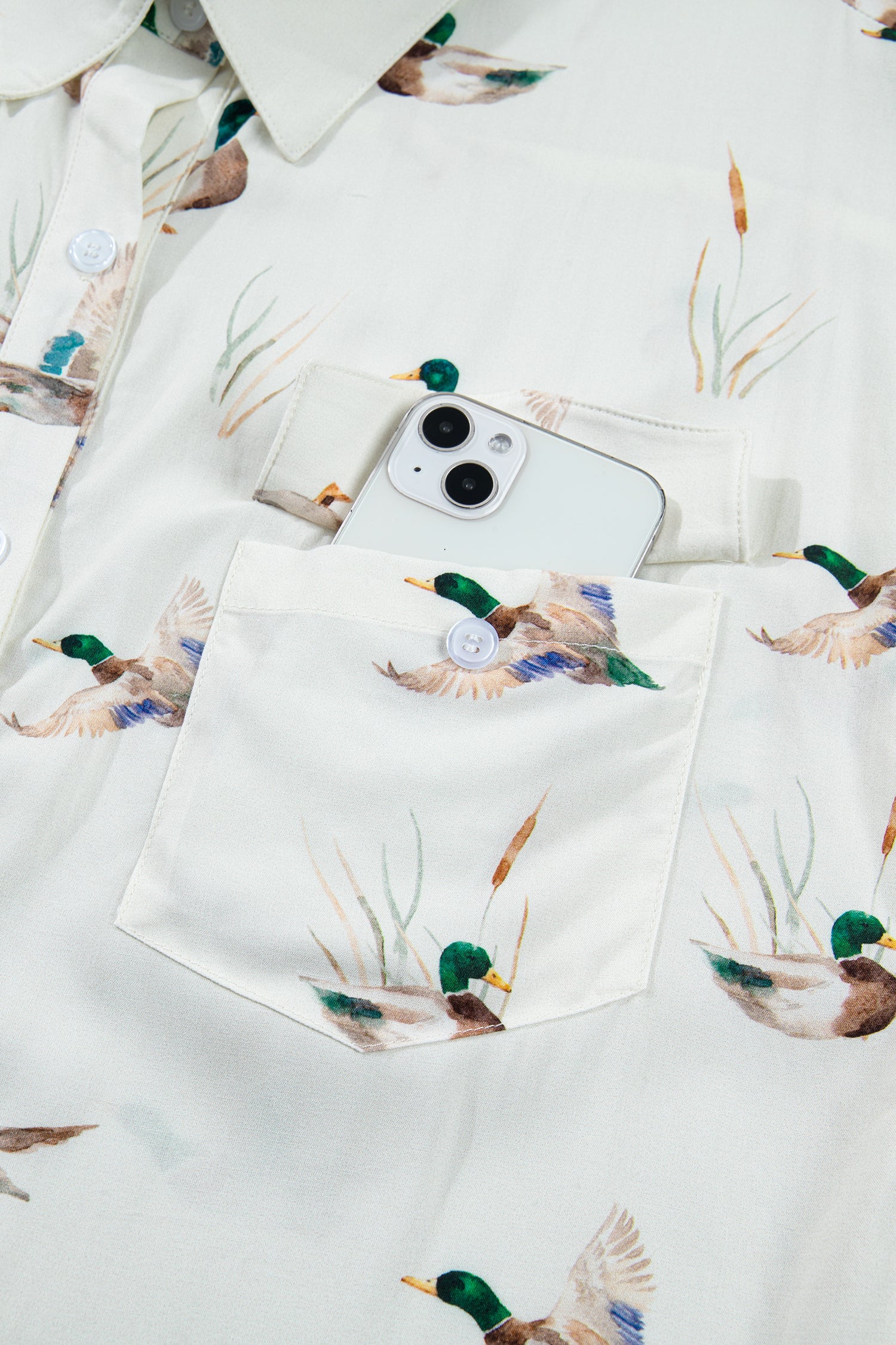 Mallard Button Flap Pocket Shirt